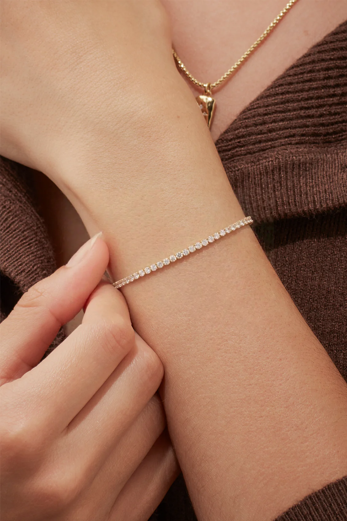 Tennis Chain Amelia Bracelet - Image 2