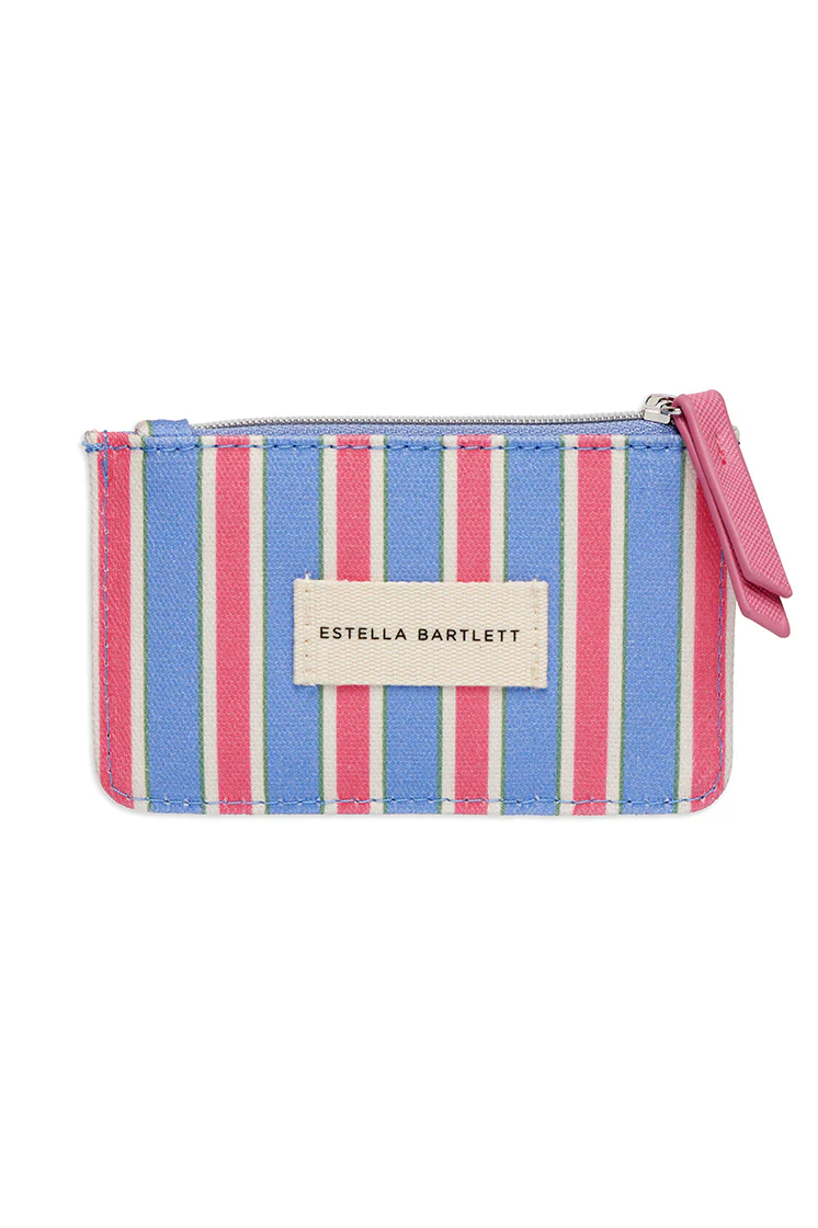 Blue Stripe Card Purse - Image 3