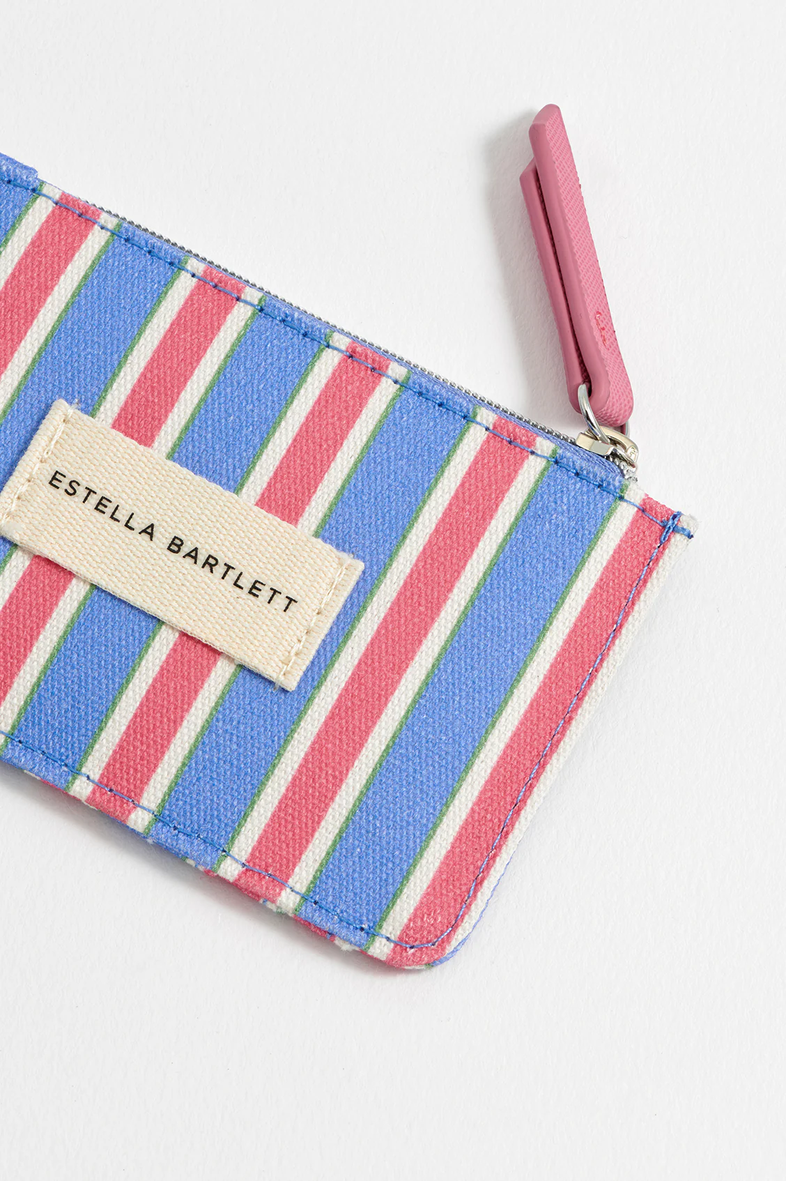 Blue Stripe Card Purse - Image 4
