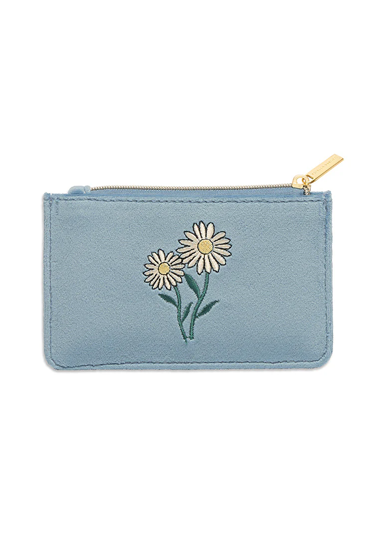 Embroidered Daisy Card Purse - Image 3