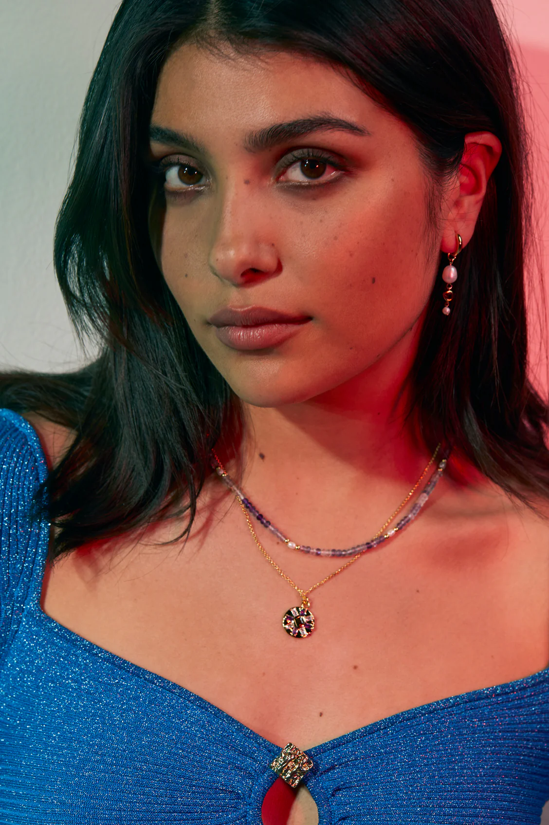 CZ Flower Pendant - Image 4