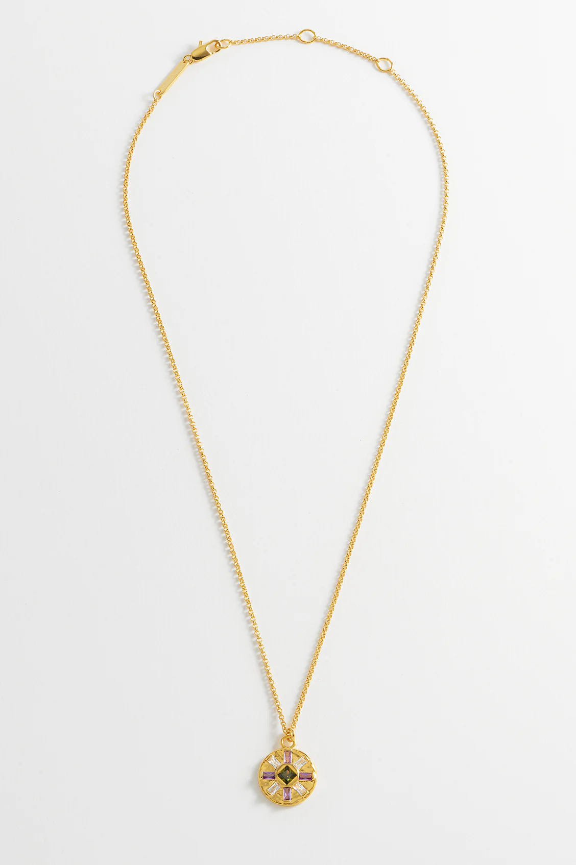 CZ Flower Pendant - Image 5