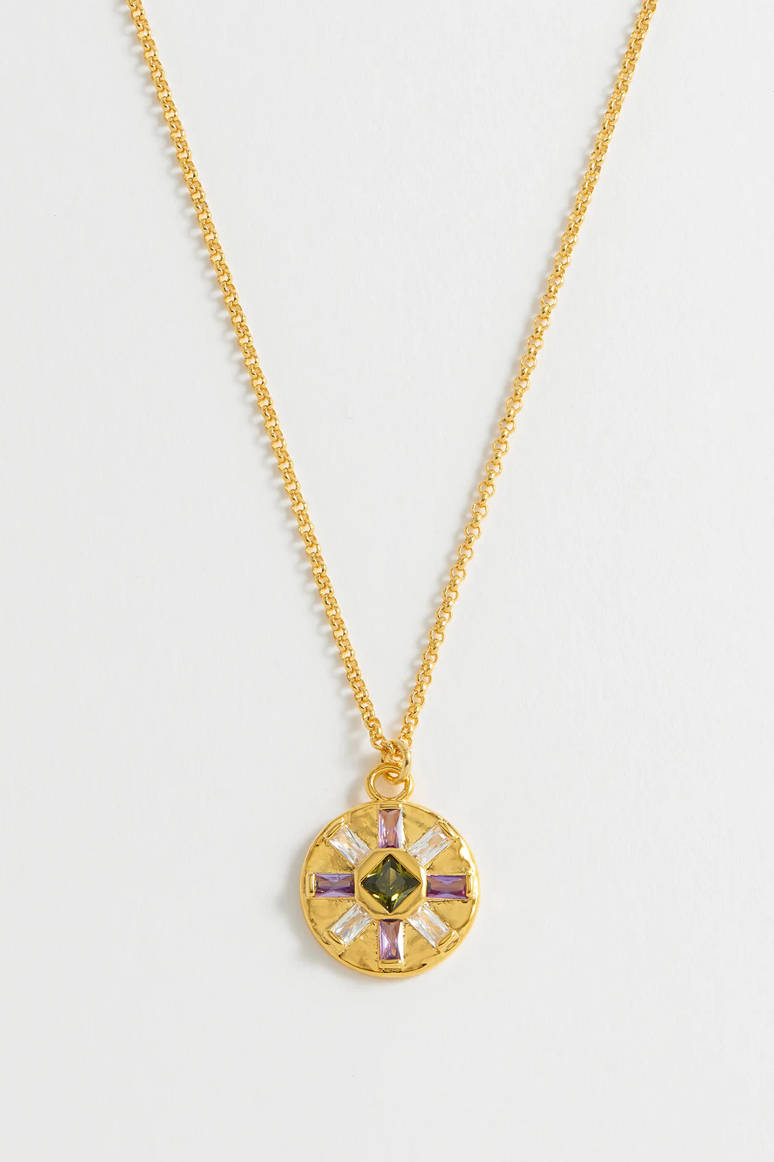 CZ Flower Pendant - Image 6