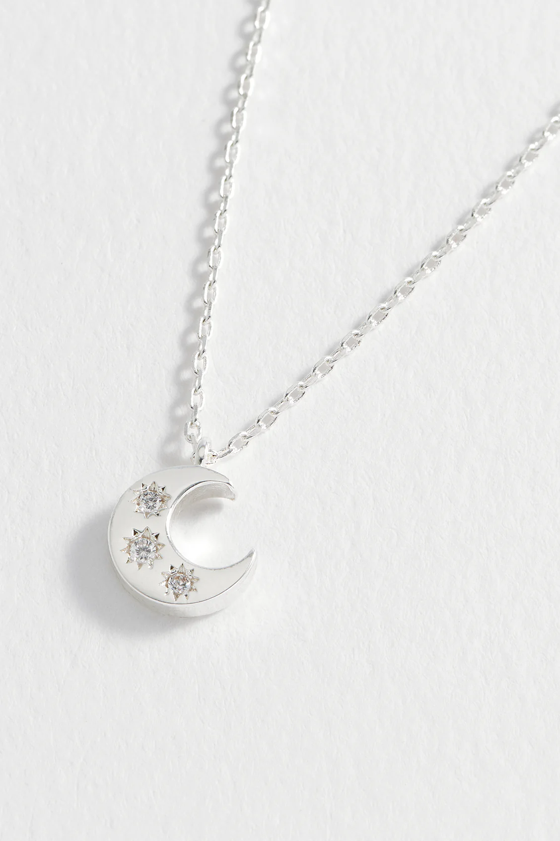CZ Moon Pendant - Image 2