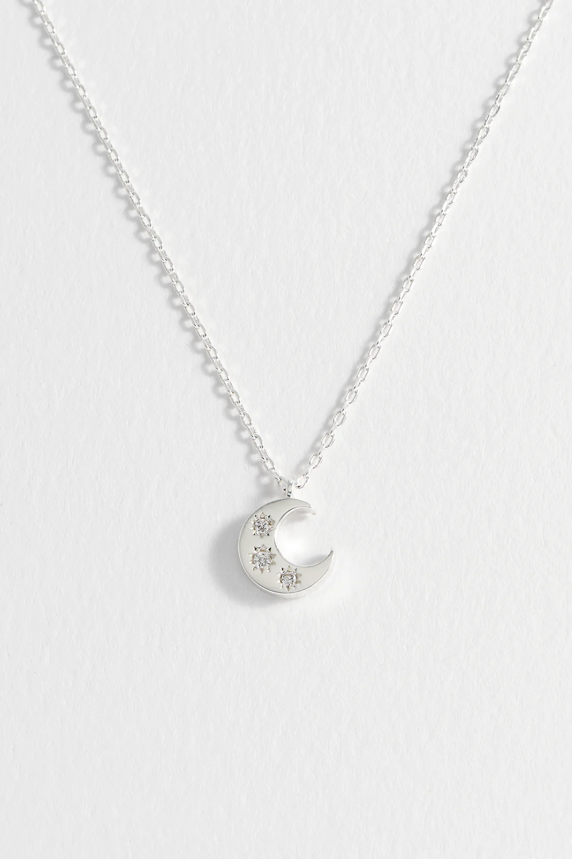 CZ Moon Pendant - Image 6