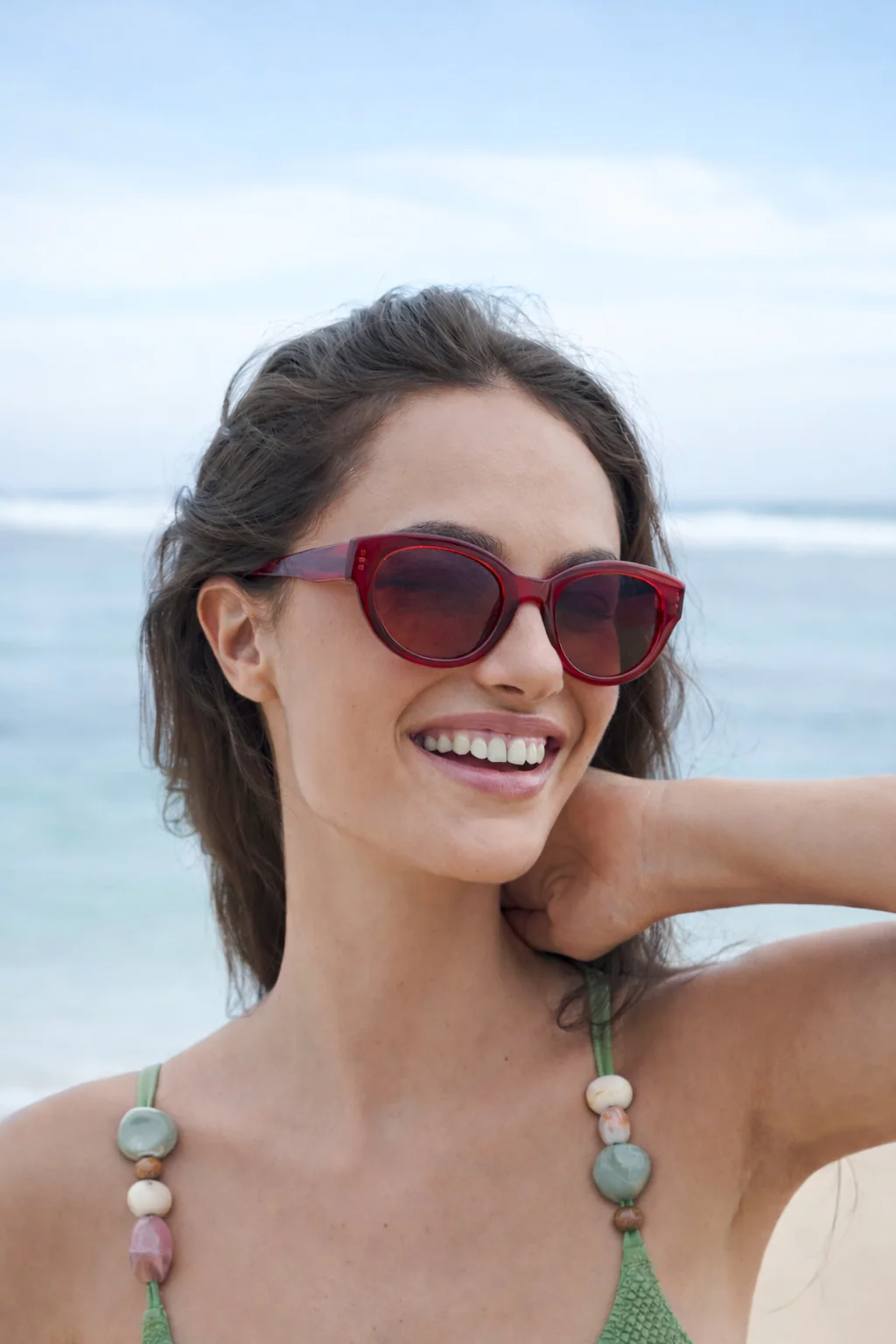 Dark Burgundy Seoul Women’s Sunglasses - Image 2