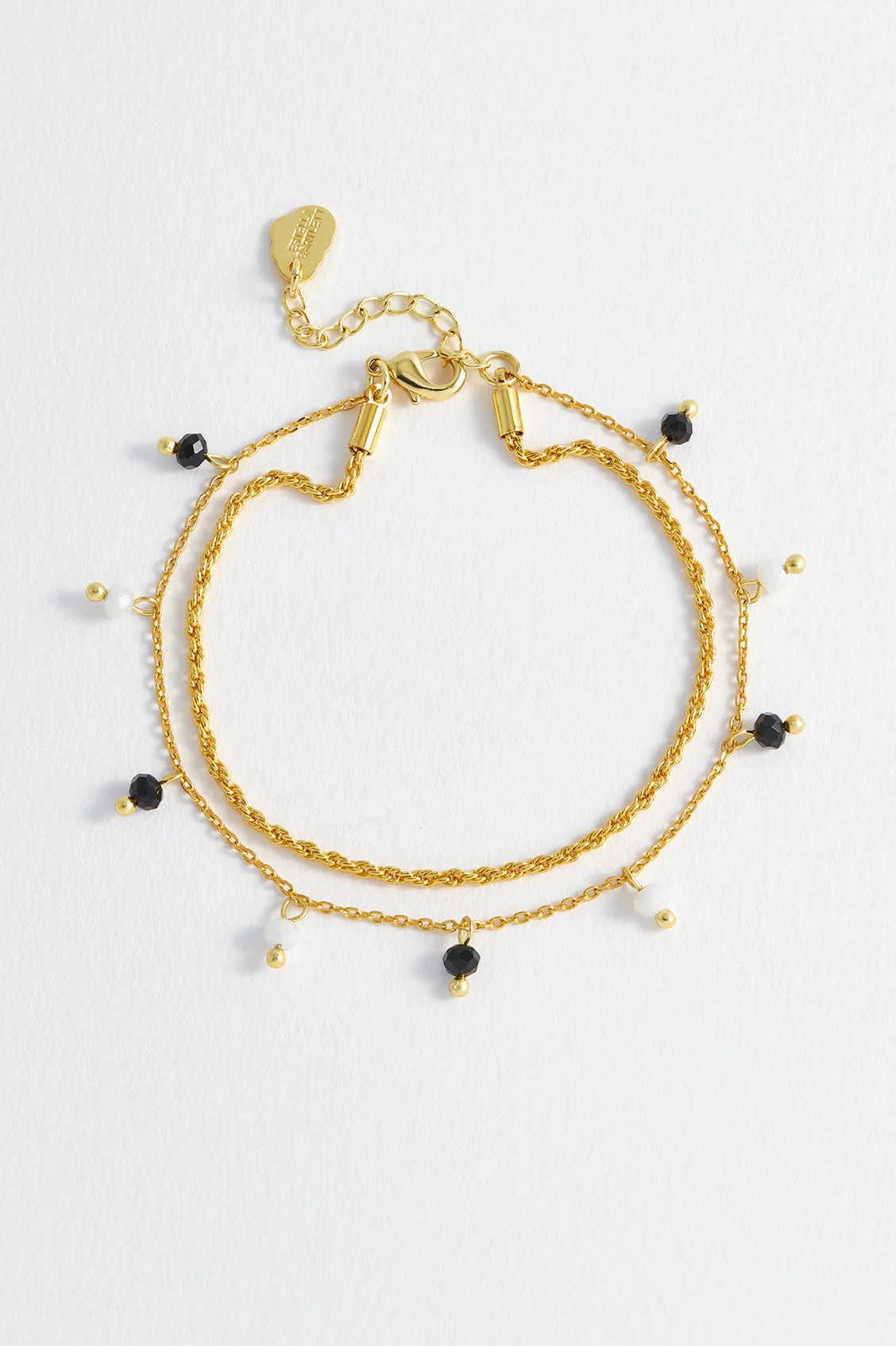 Double Chain Crystal Bracelet - Image 2