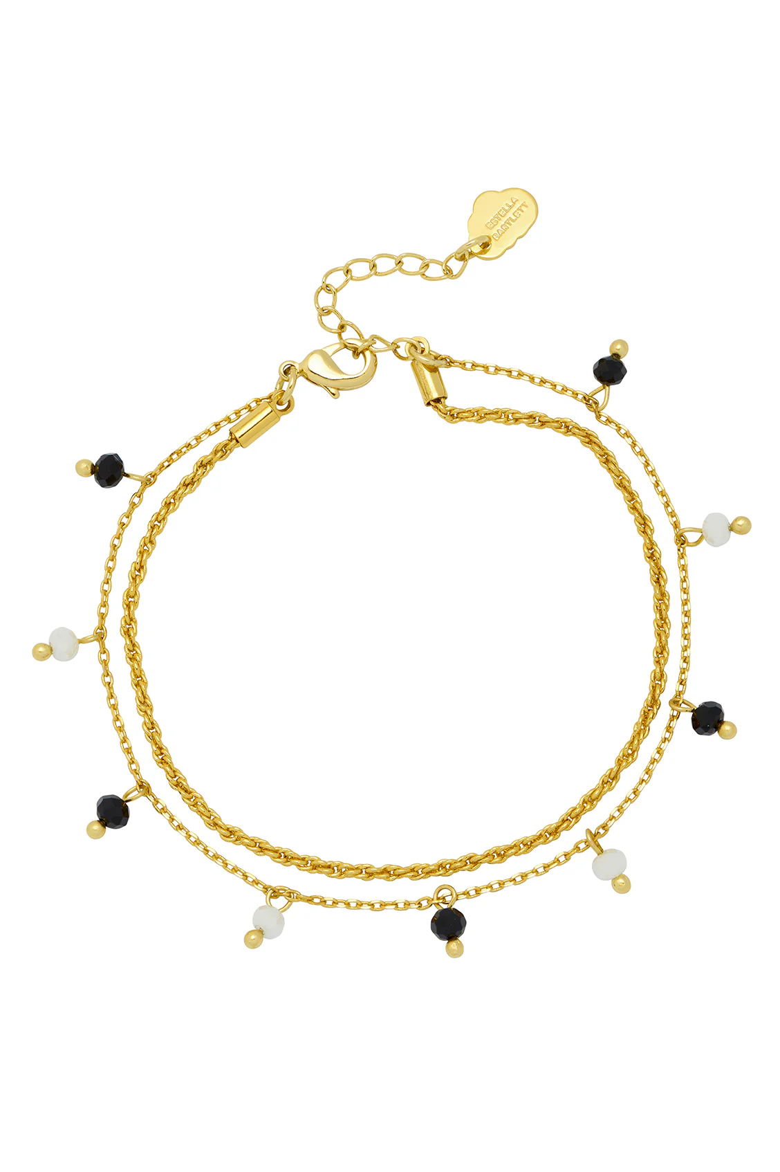 Double Chain Crystal Bracelet - Image 3