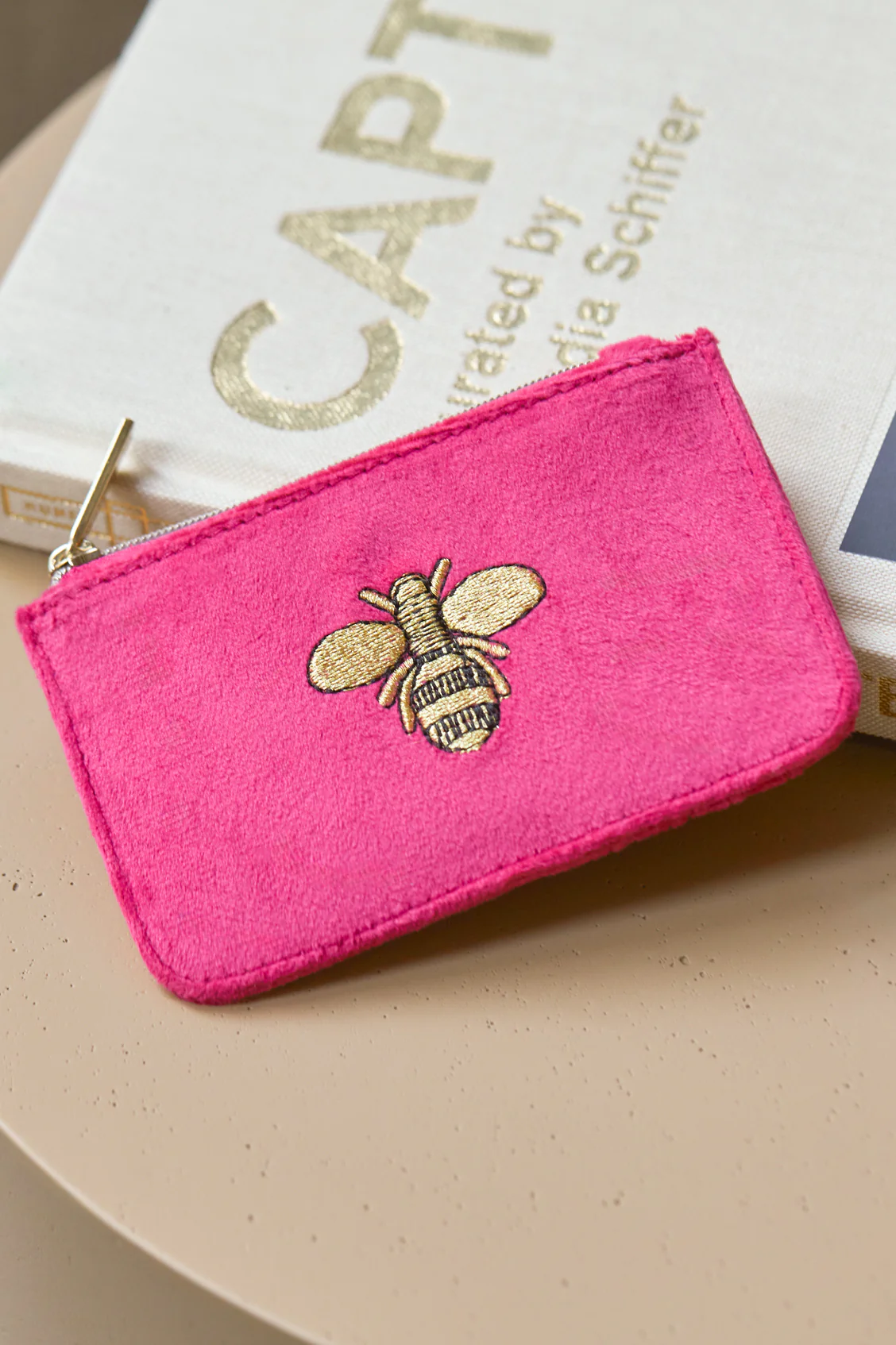 Embroidered Bee Card Purse - Image 4