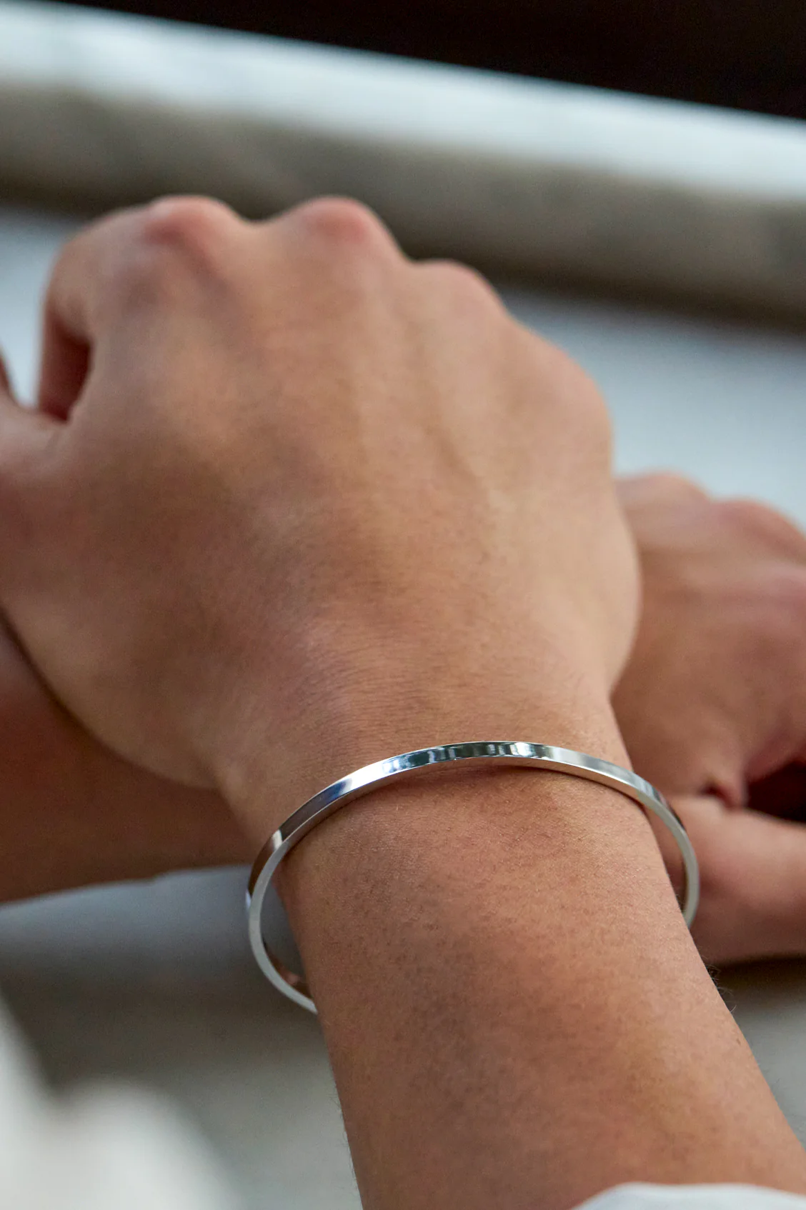 Men's Fine Bangle - Image 2