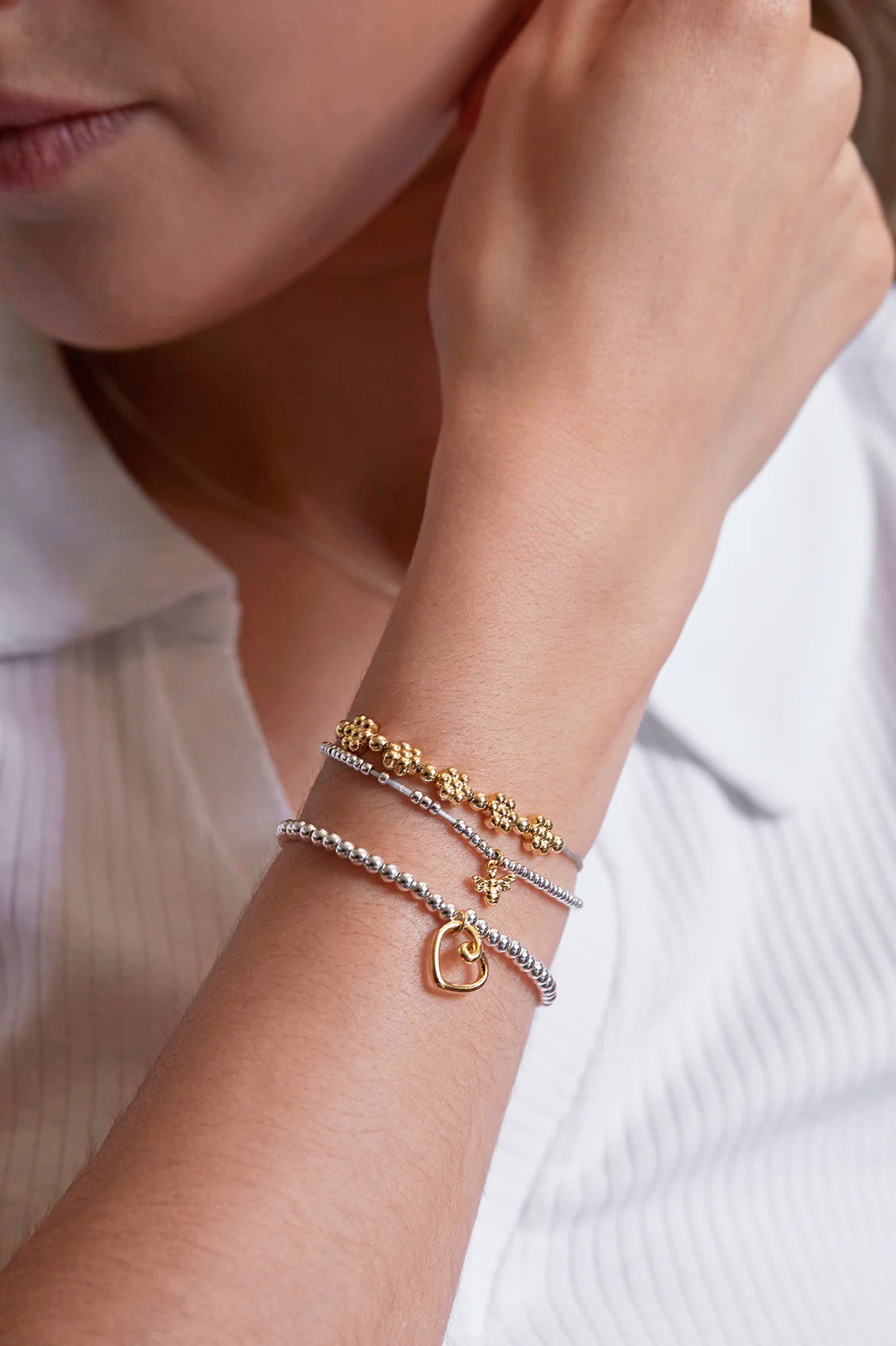 Flower Chain Friendship Bracelet - Image 4