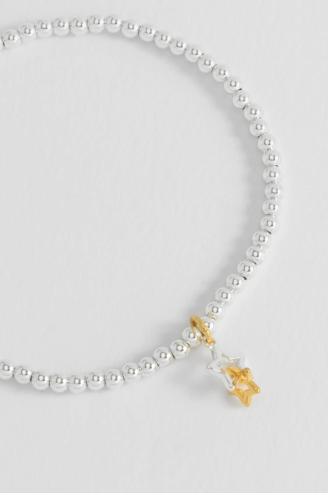 Sienna Beaded Interlinked Star Charm Bracelet - Image 5