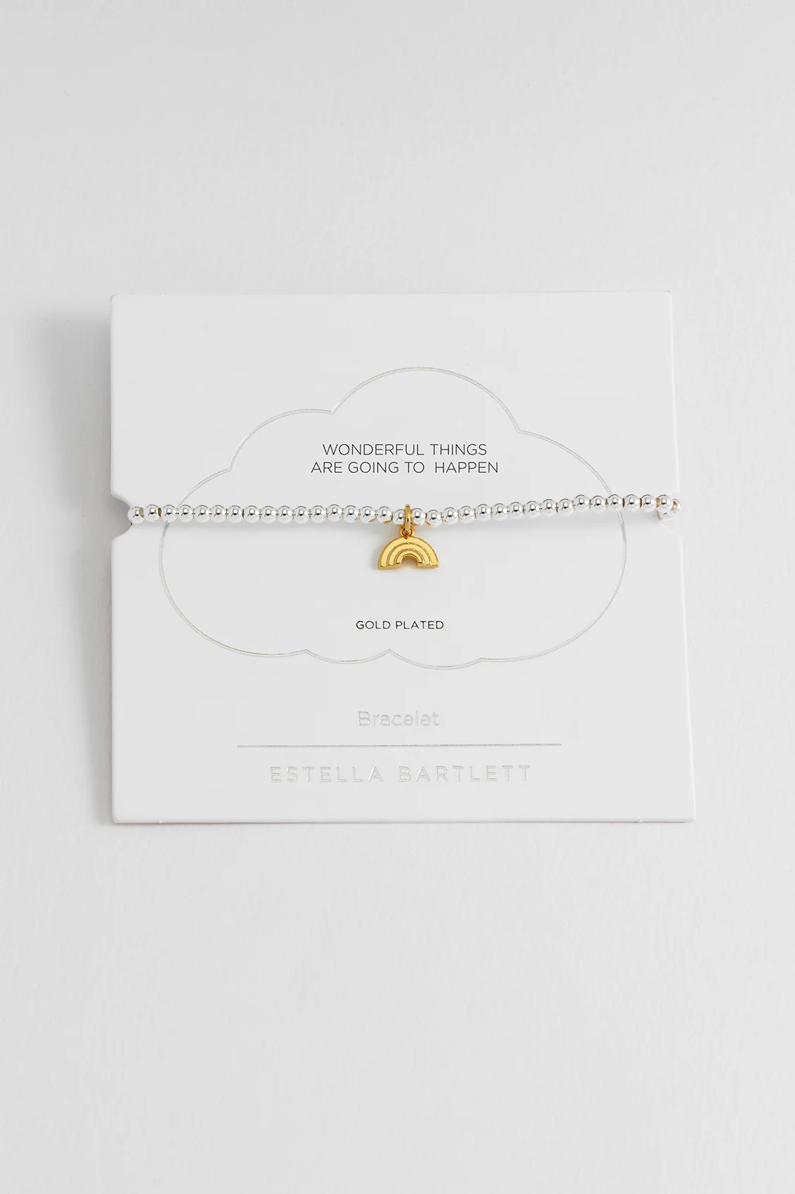 Sienna Beaded Rainbow Charm Bracelet