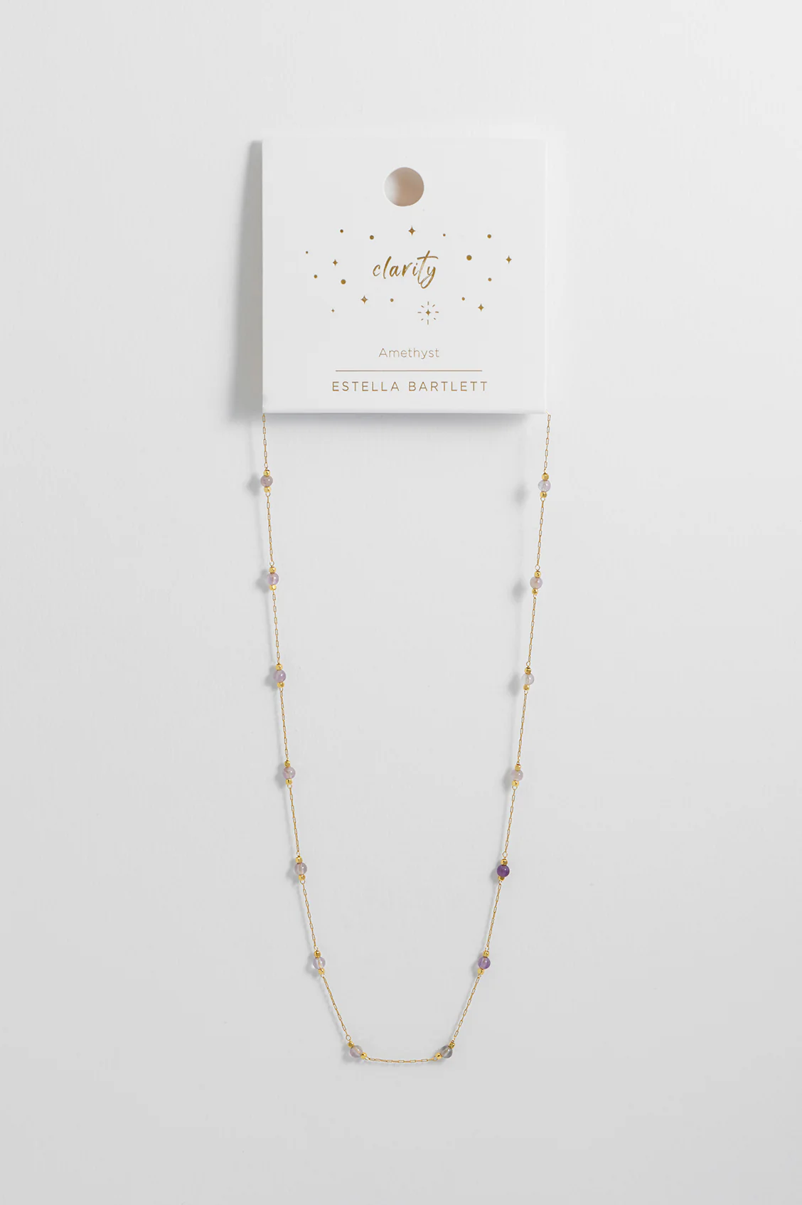 Wellness Amethyst Gemstone Bead Necklace - Image 5