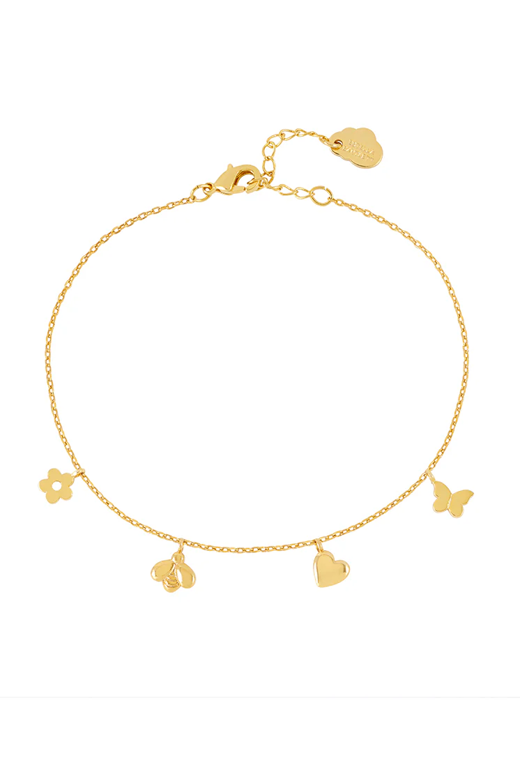 Bee And Butterfly Charm Bracelet - Image 3