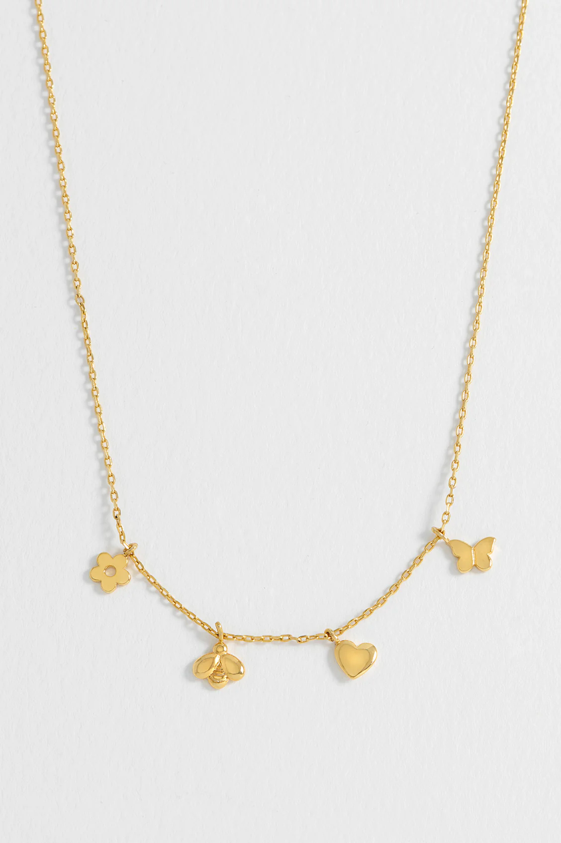 Bee and Butterfly Charm Necklace - Image 5