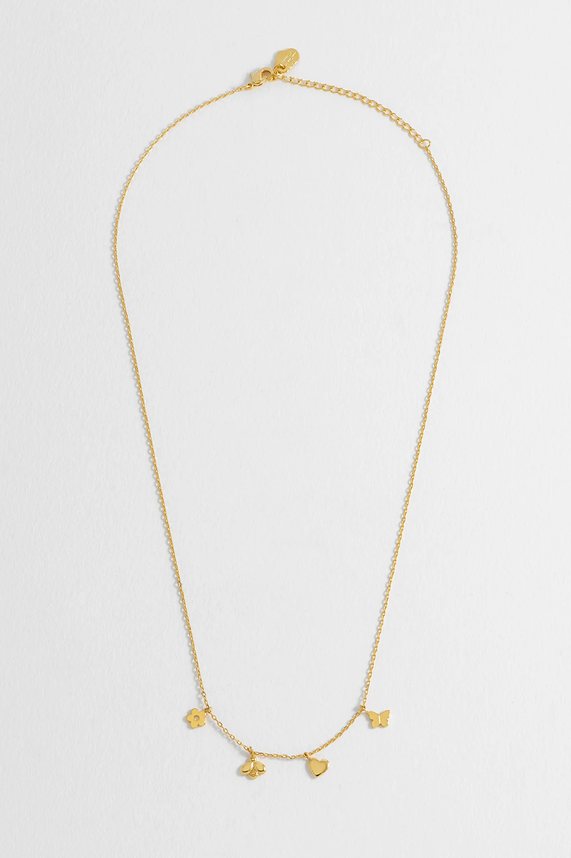 Bee and Butterfly Charm Necklace - Image 6