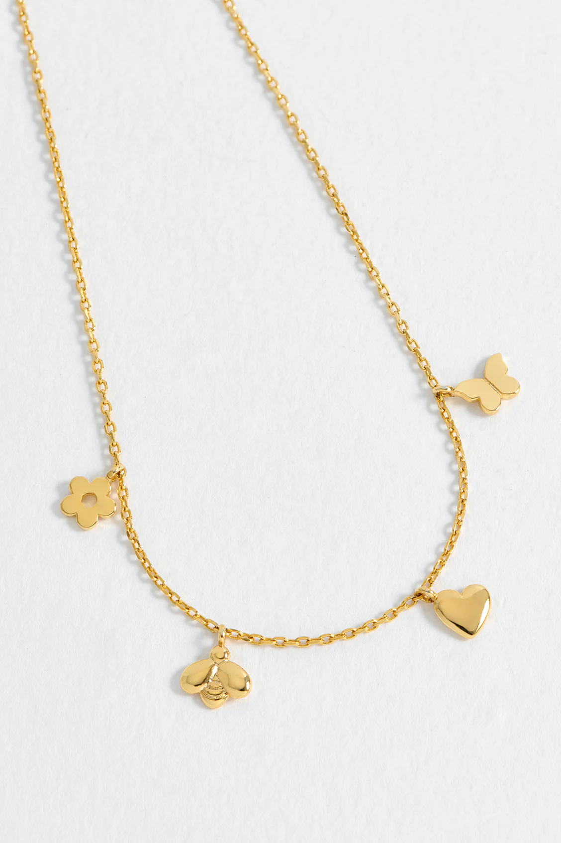 Bee and Butterfly Charm Necklace - Image 7