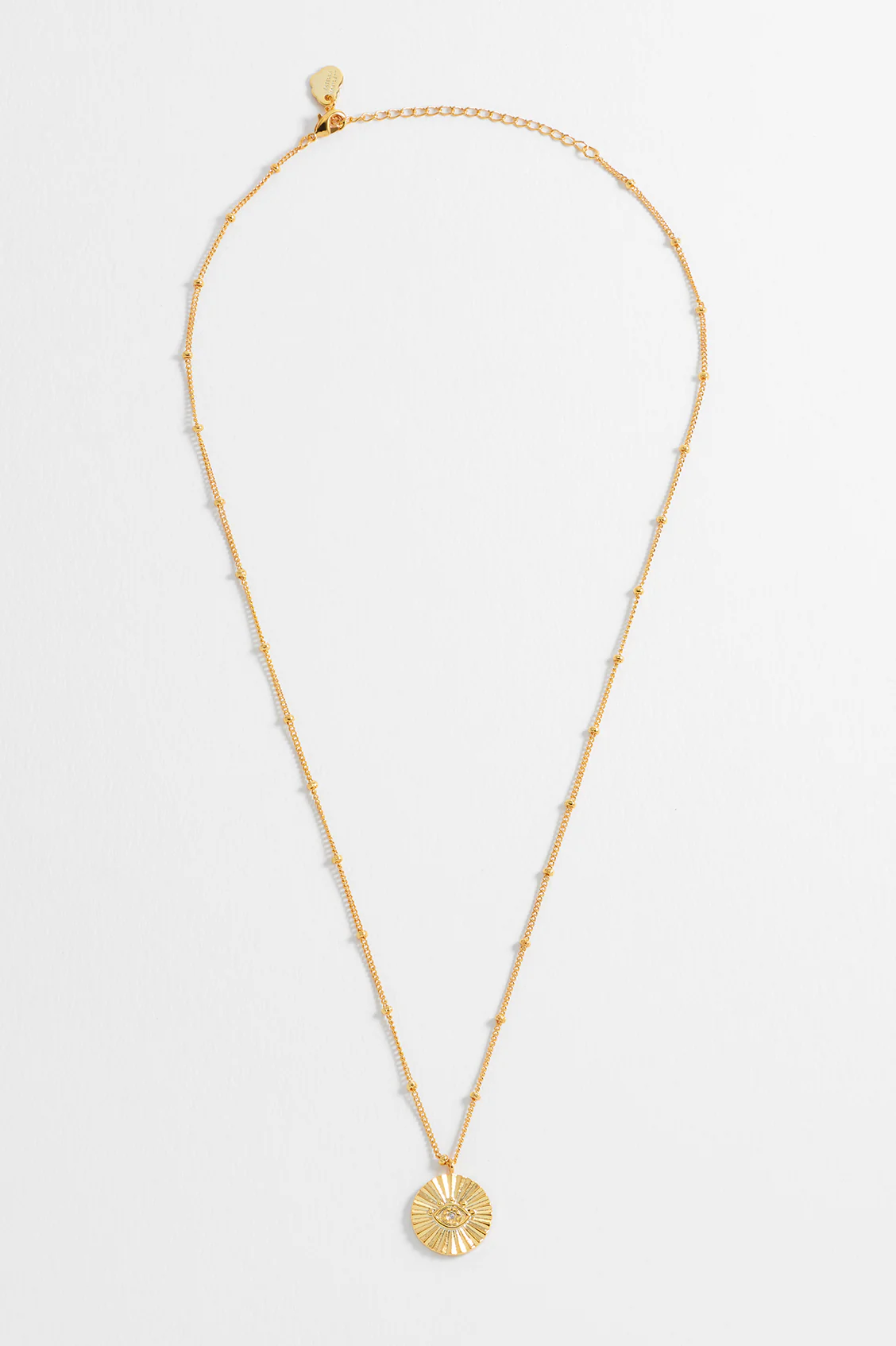 Boho Eye Coin Necklace - Image 4