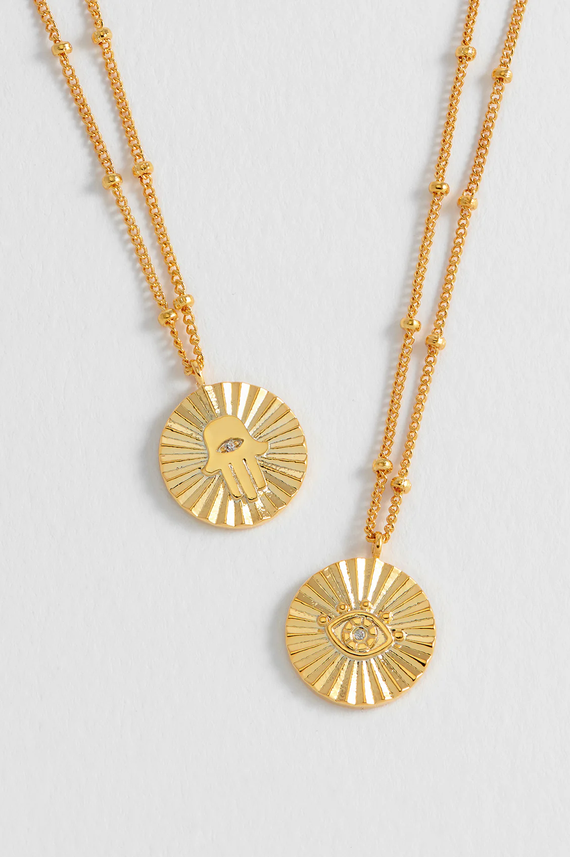Boho Eye Coin Necklace - Image 5
