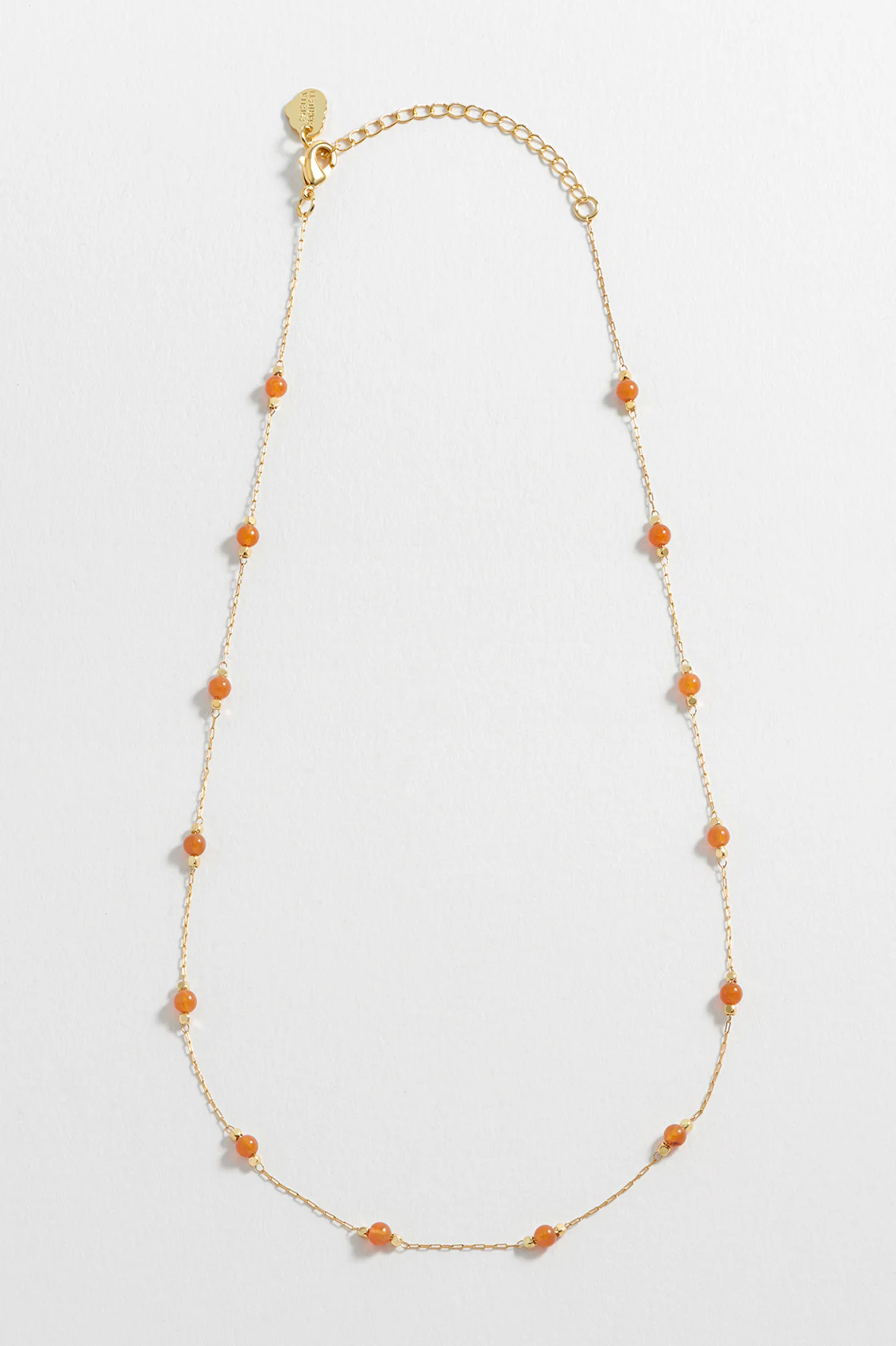 Wellness Carnelian Gemstone Bead Necklace - Image 5