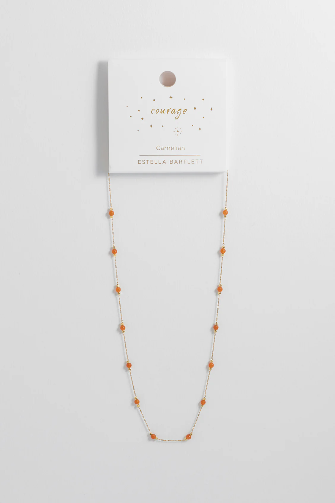 Wellness Carnelian Gemstone Bead Necklace - Image 6
