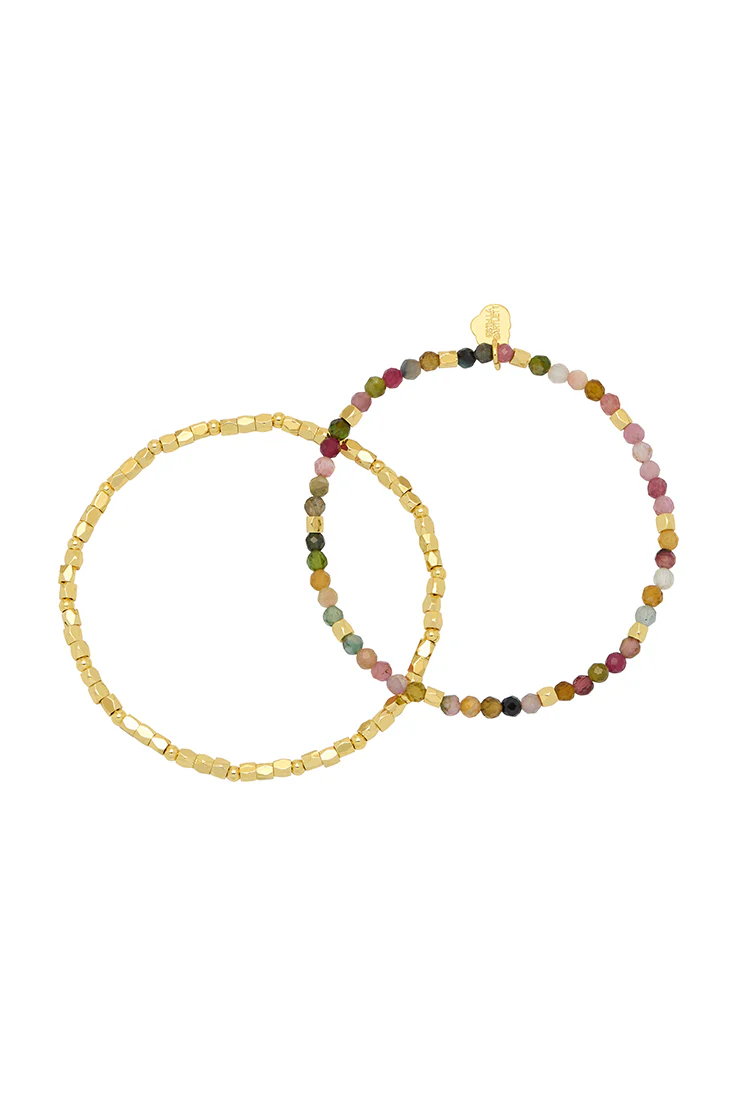 Coco and Gemstone Bracelet Set - Image 3