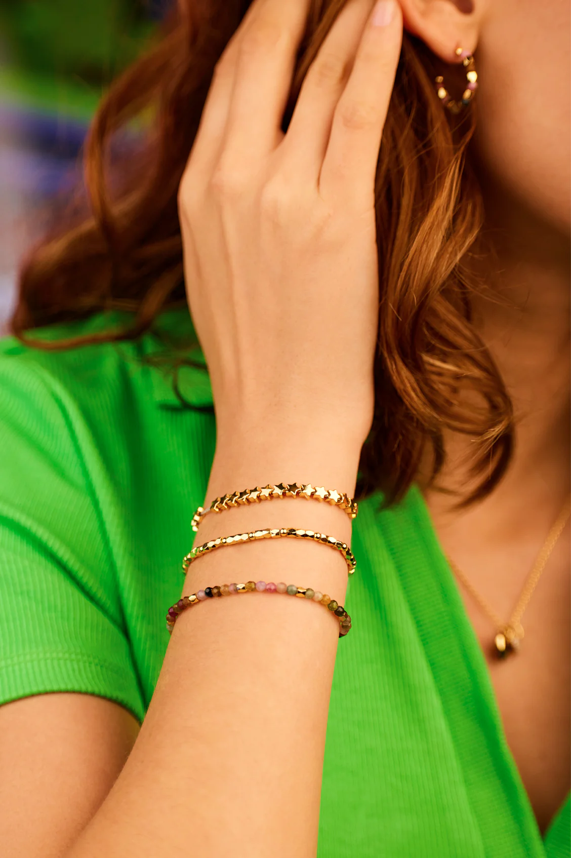 Coco and Gemstone Bracelet Set - Image 4