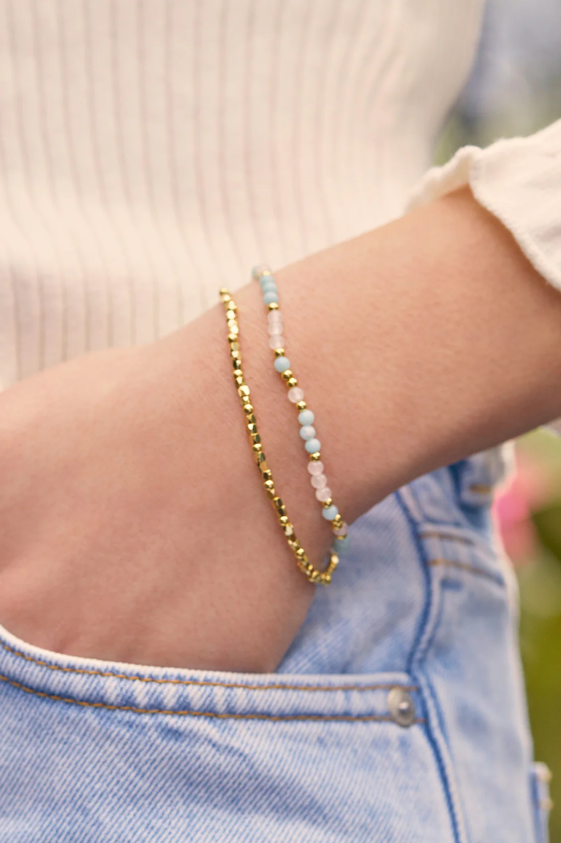 Coco and Gemstone Bracelet Set - Image 4