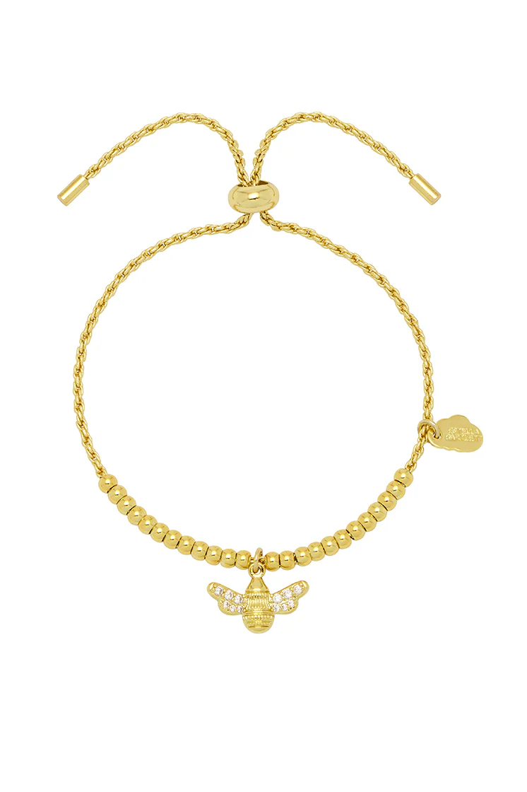 CZ Bee Charm Amelia Bracelet - Image 3