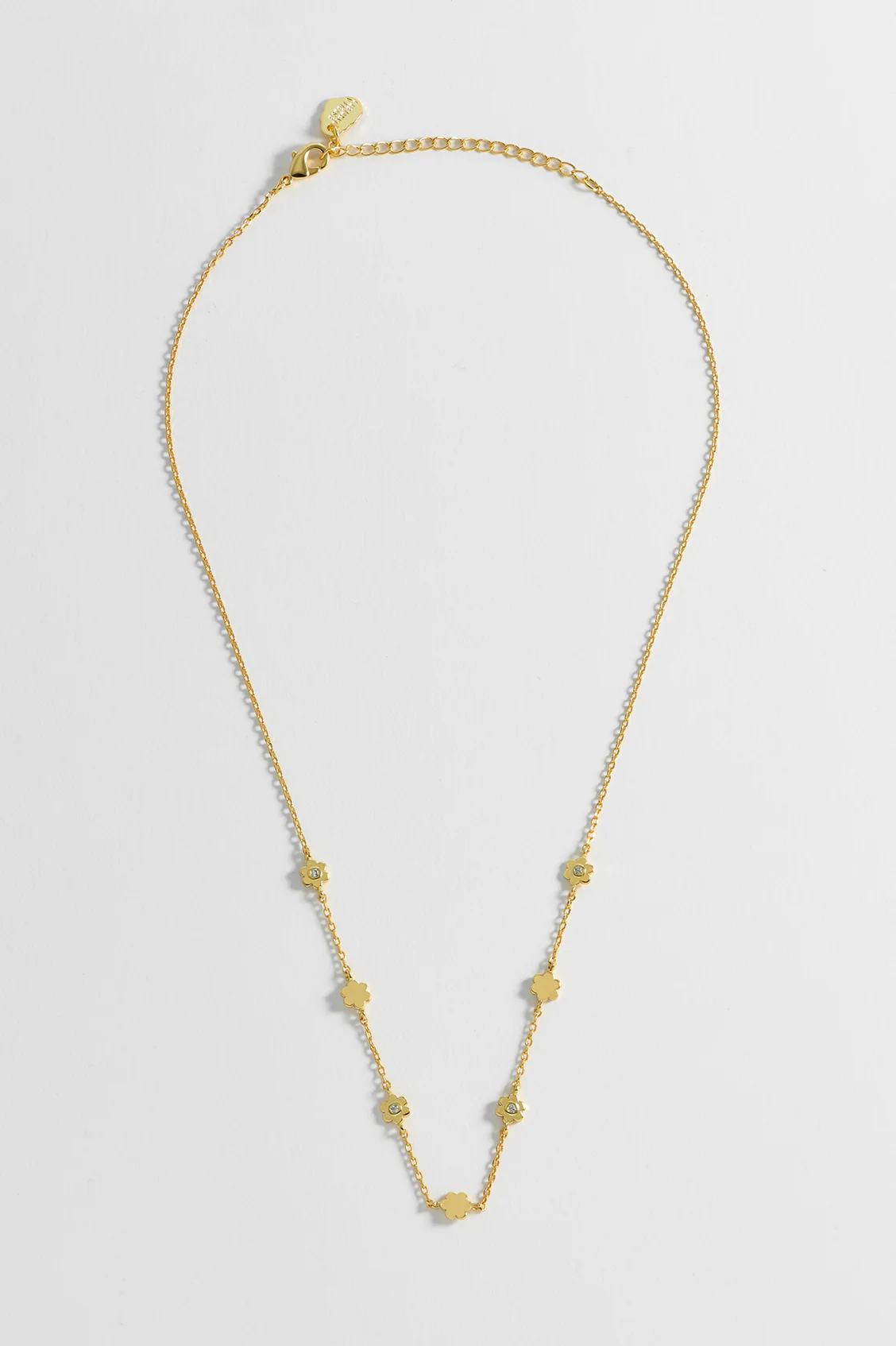 CZ Flower Necklace - Image 5