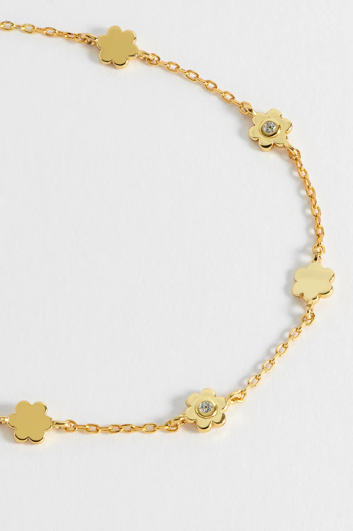 CZ Flower Necklace - Image 6