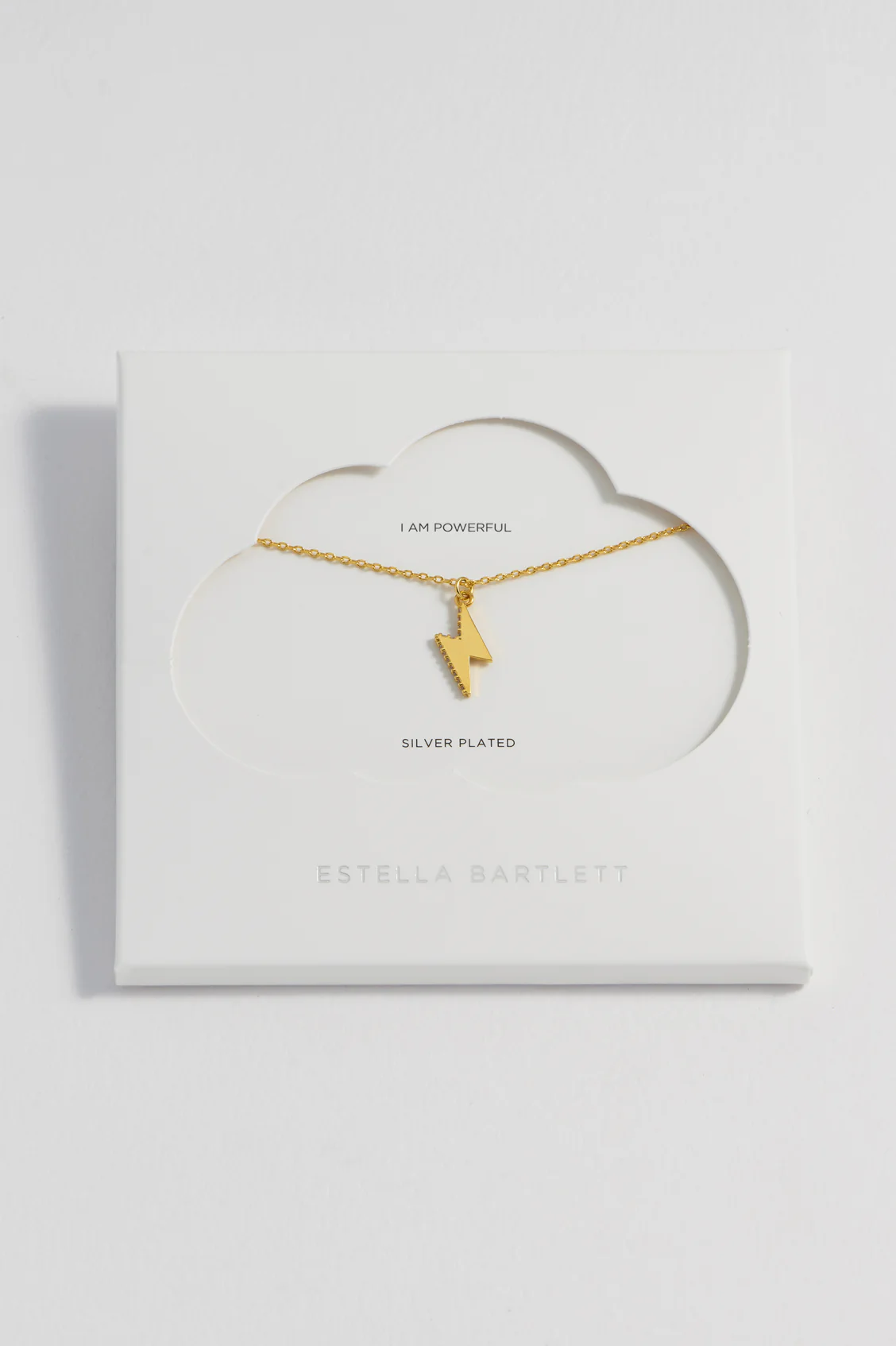 CZ Power Bolt Necklace