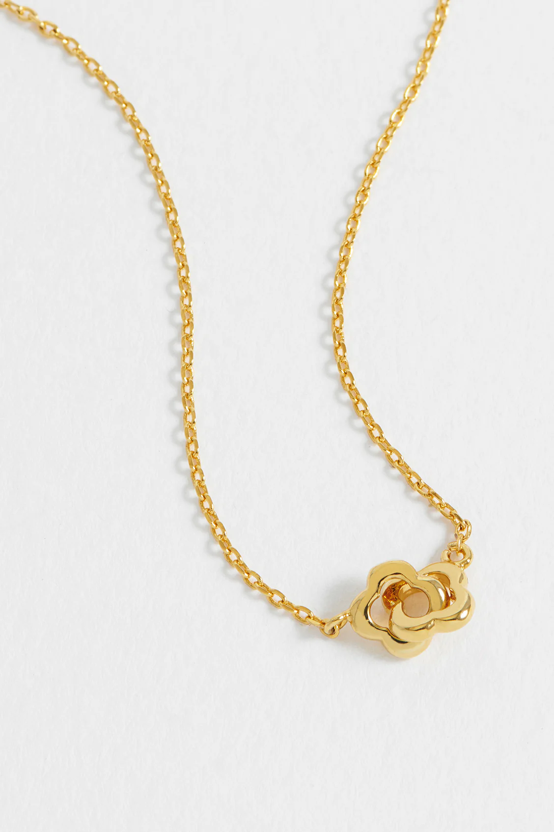 Double-Linked Flower Necklace - Image 4