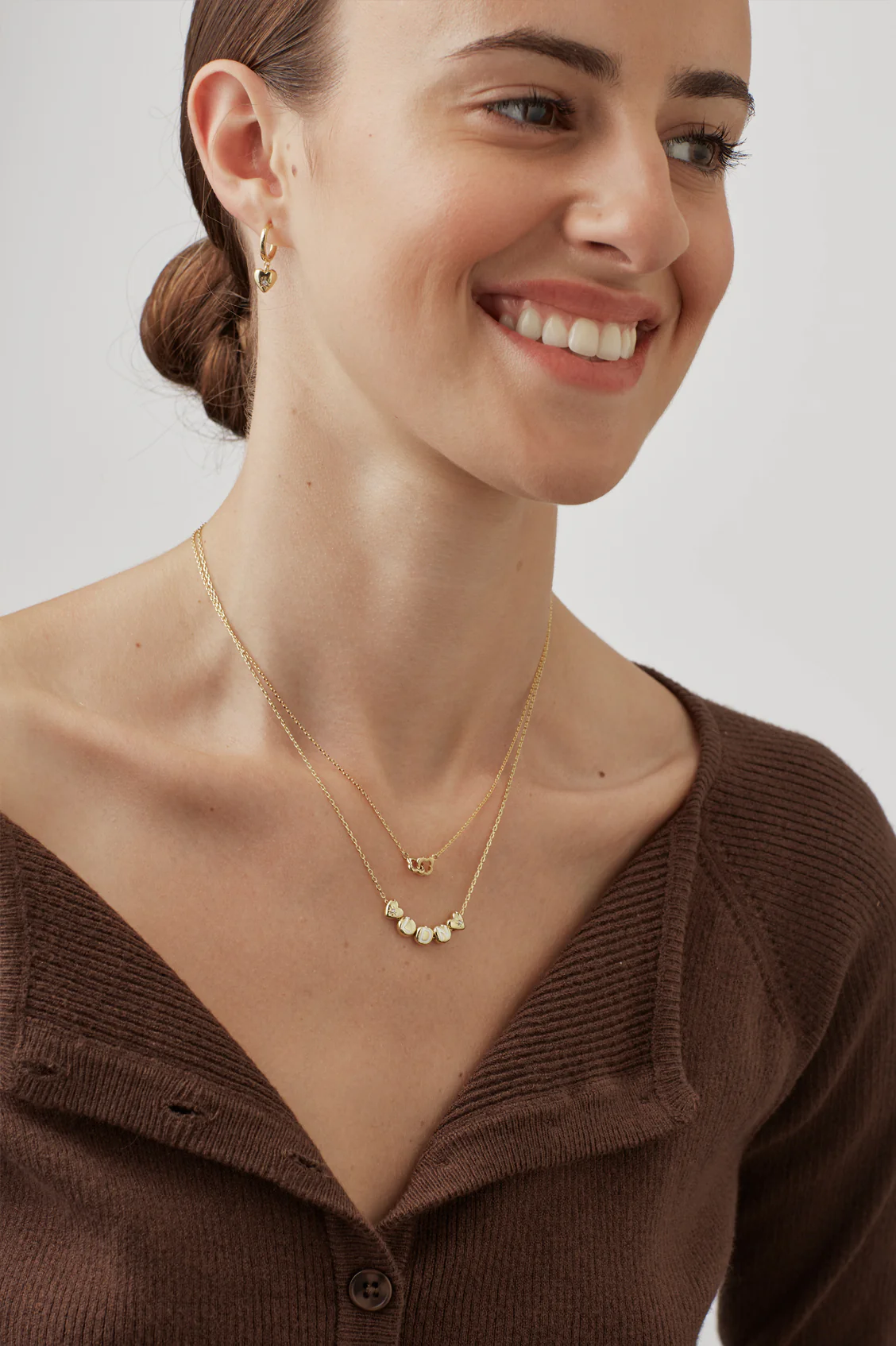 Double-Linked Flower Necklace - Image 5