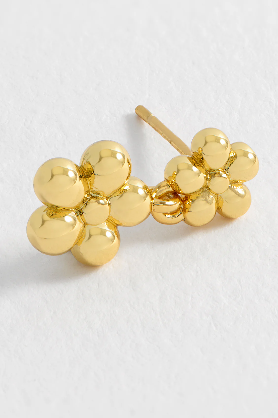 Duo Flower Drop Earrings - Image 4