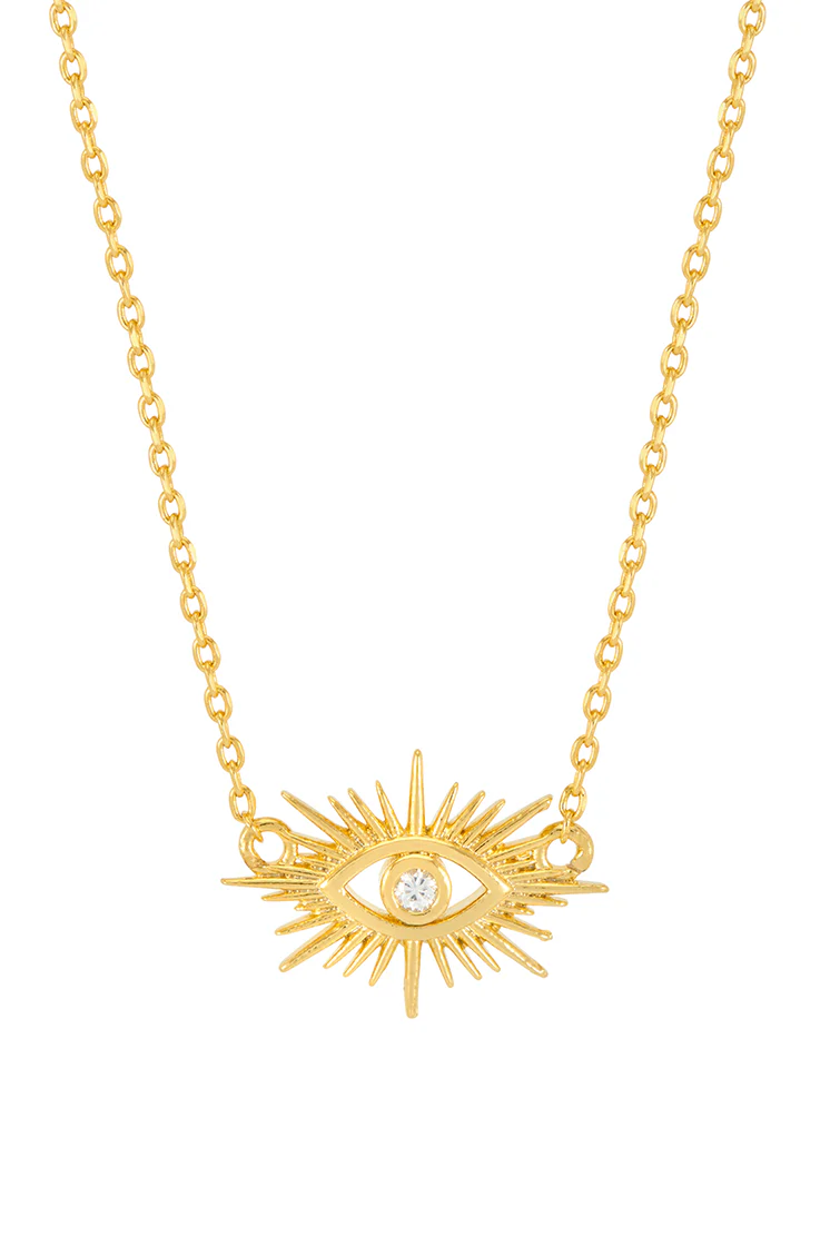Evil Eye Star Burst Necklace - Image 3