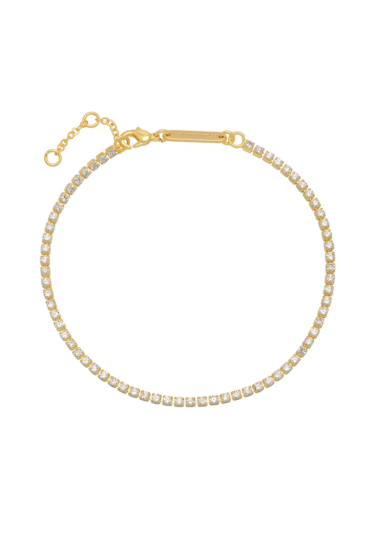 Fine CZ Tennis Bracelet - Image 4