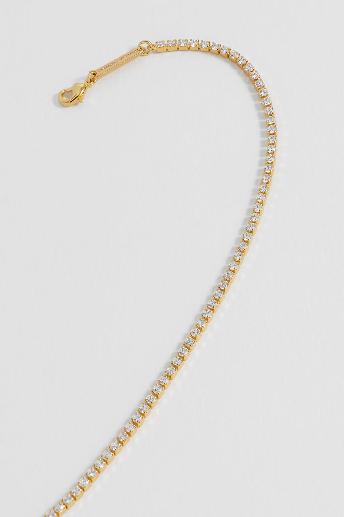 Fine Tennis Chain Necklace - Image 6