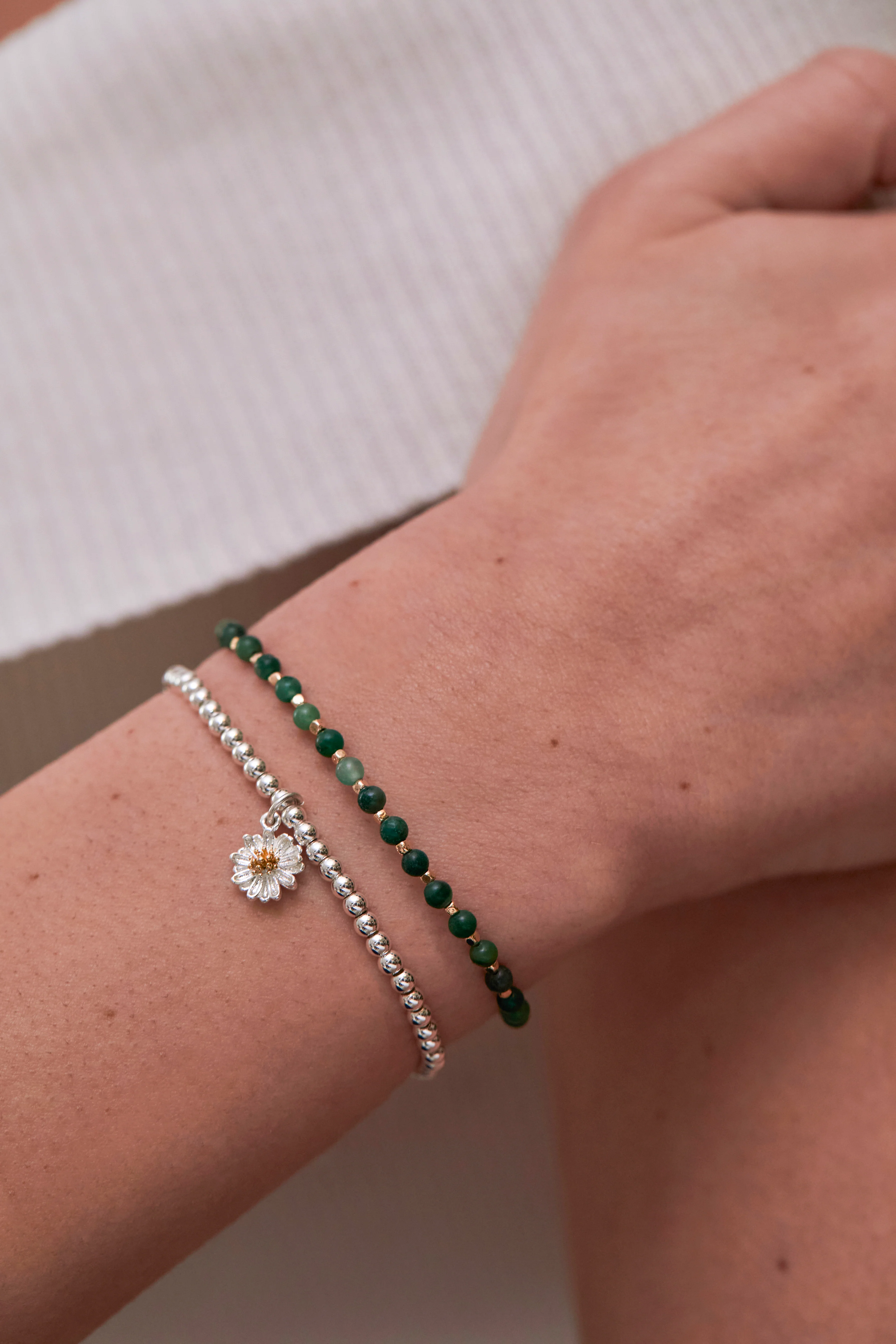 Wellness Malachite Gemstone Amelia Bracelet - Image 4