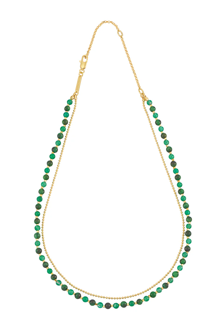 Gemstone Duo Necklace - Image 3