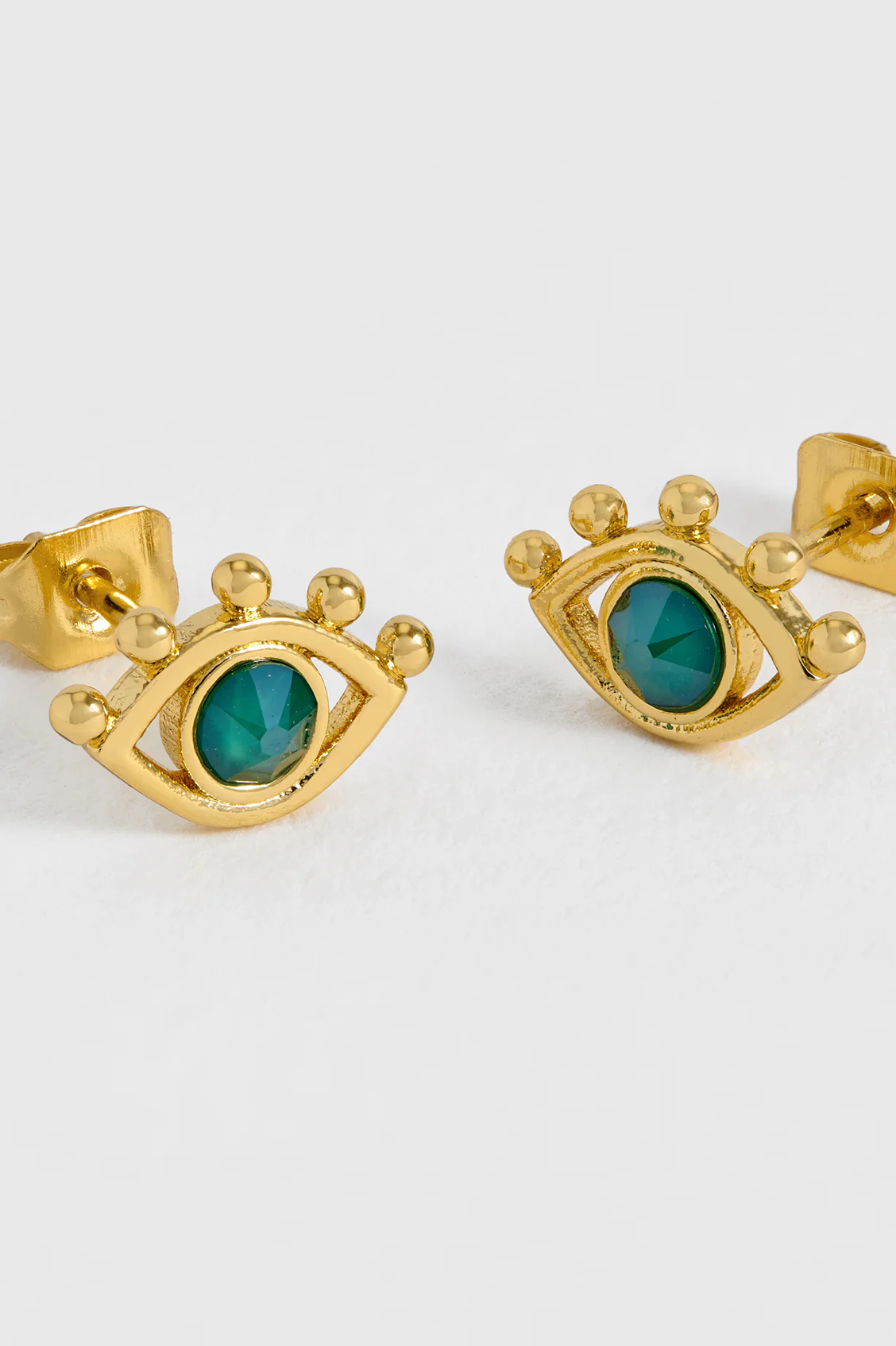 Evil Eye Stud Earrings - Image 4
