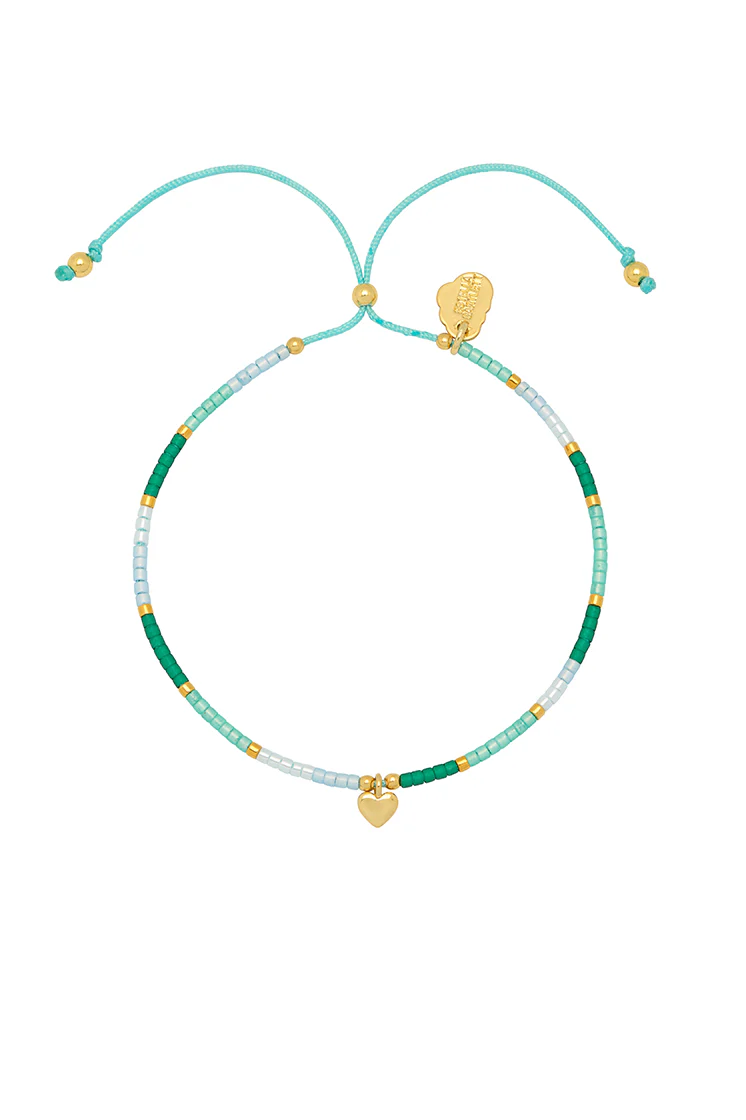 Mini Heart Miyuki Bracelet - Image 3