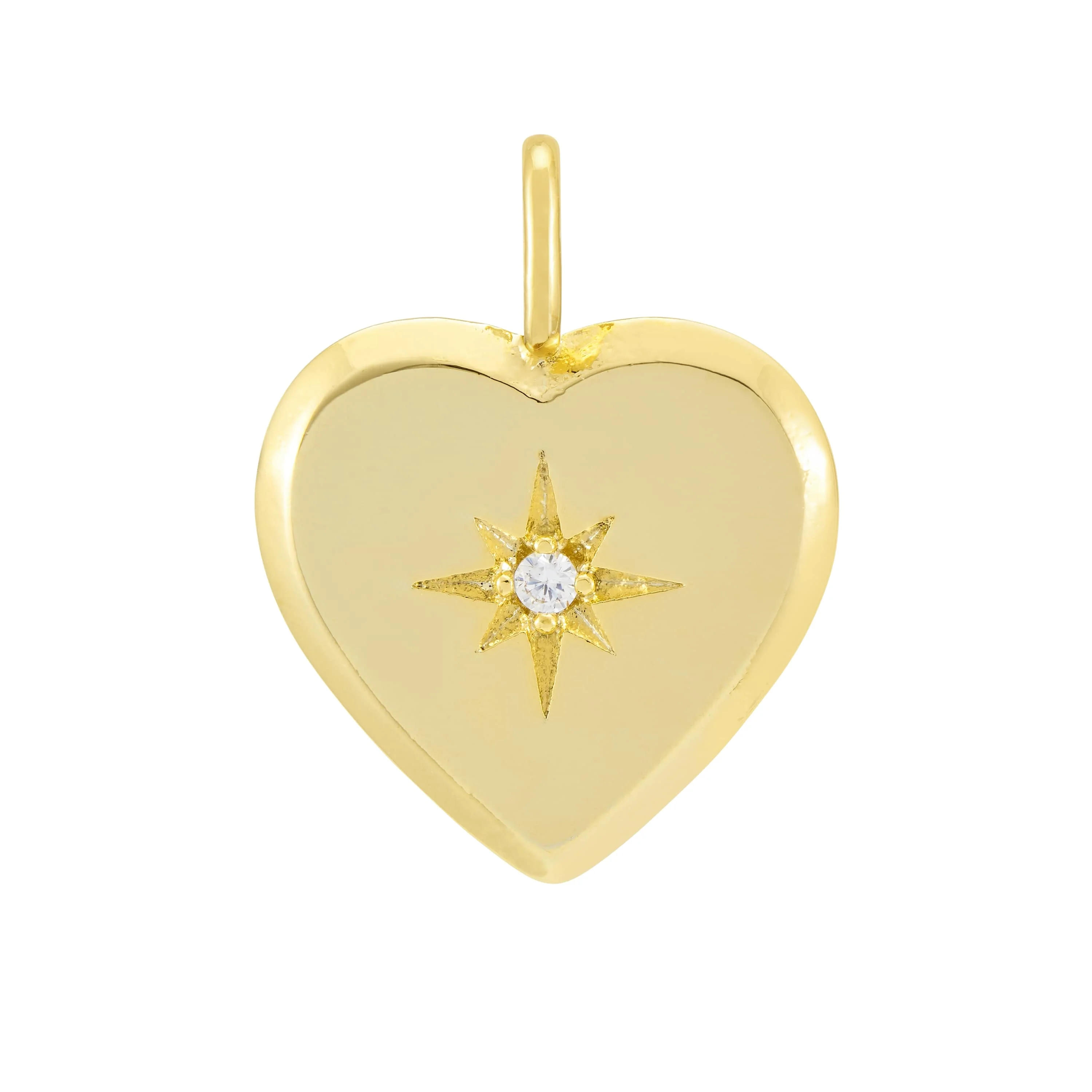 Heart CZ Charm - Image 3
