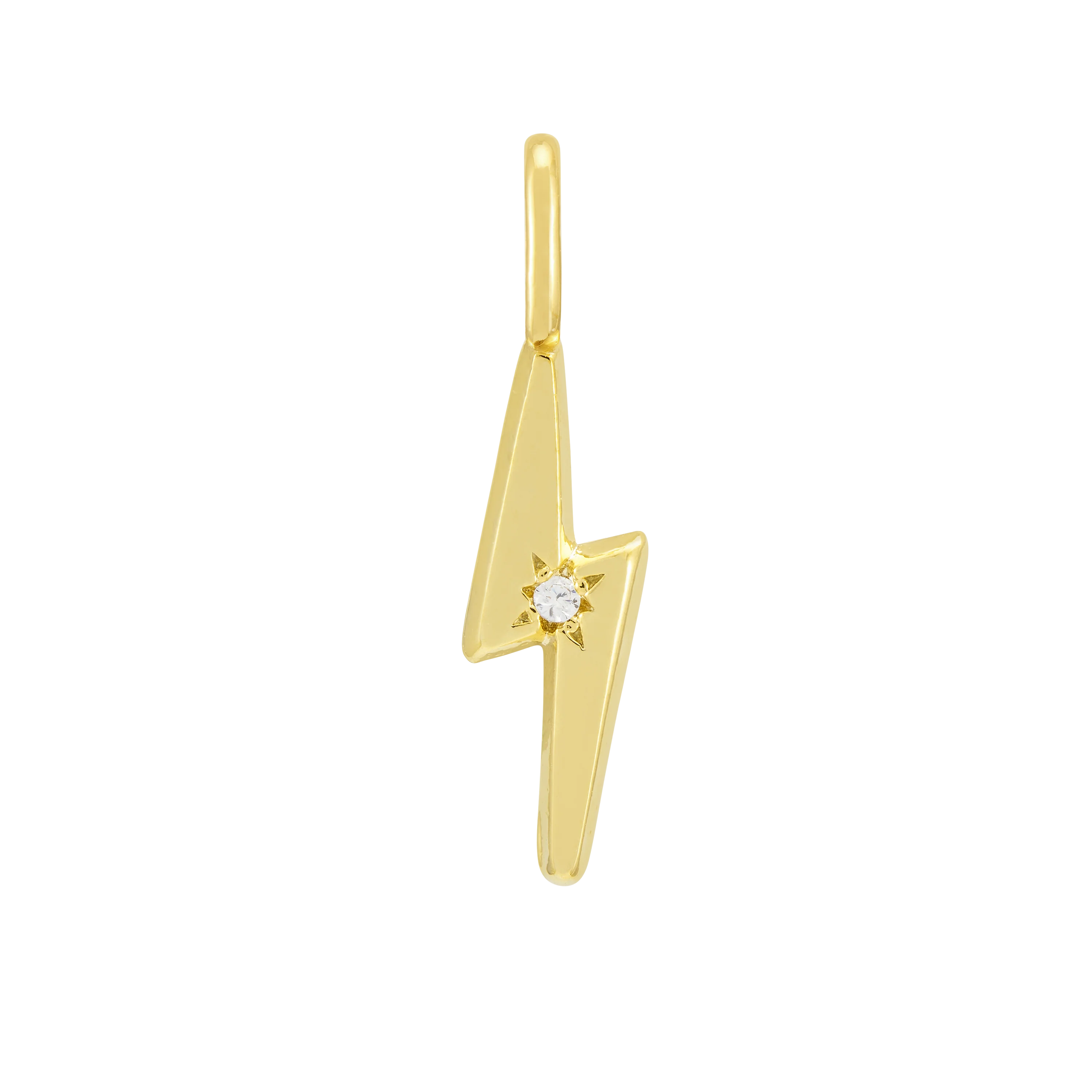 Lightning Bolt CZ Charm - Image 4