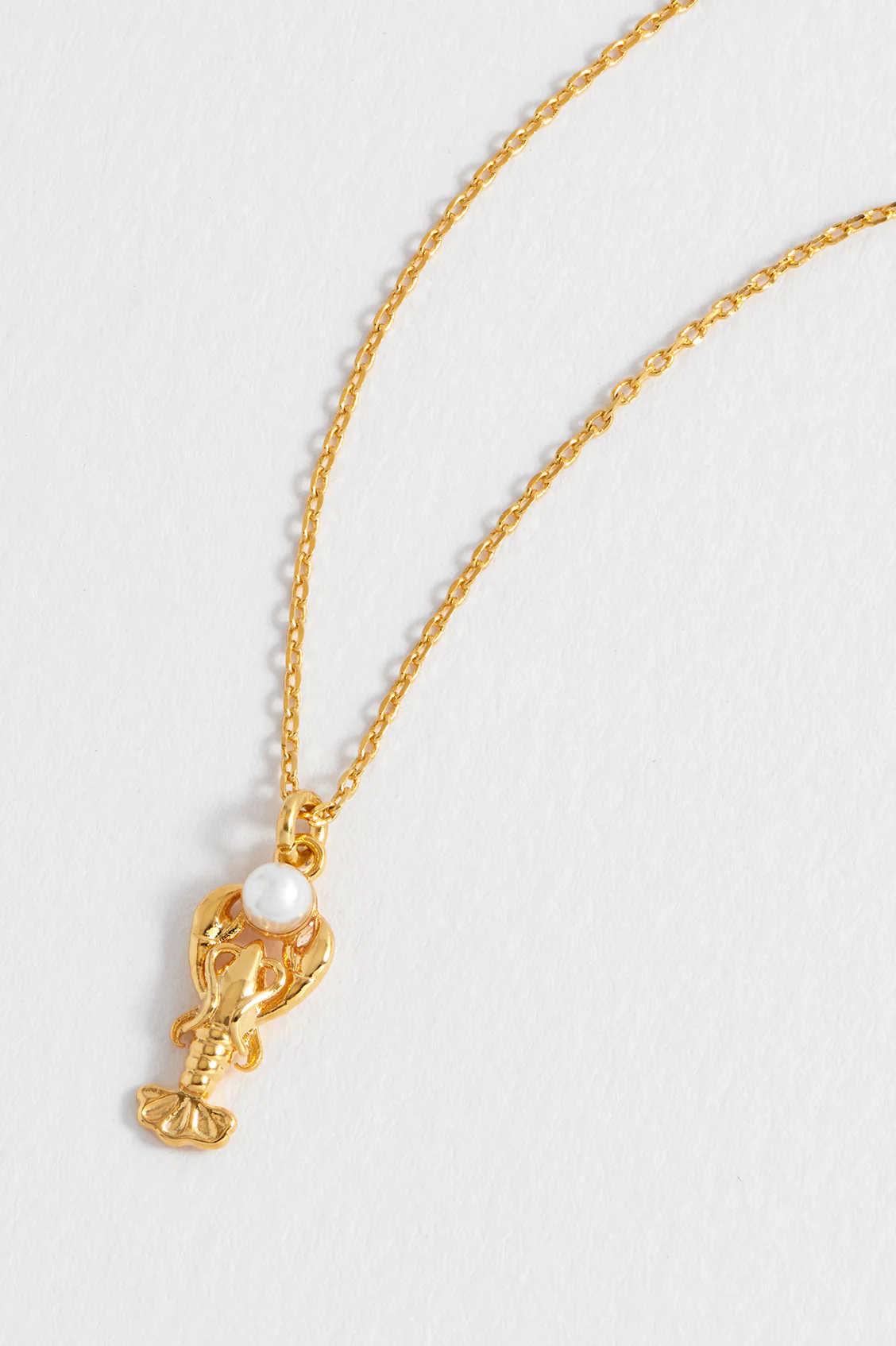 Lobster Necklace With Pearl - Image 4