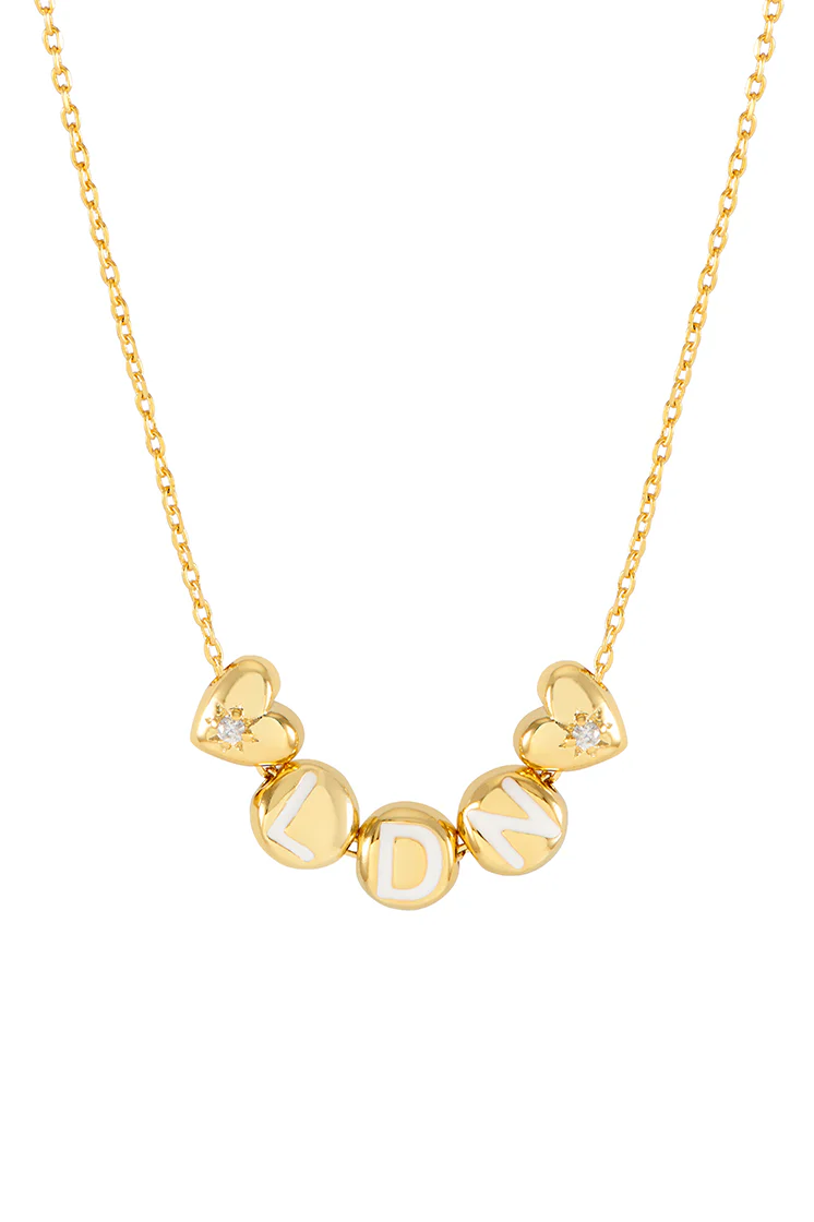 London Letter Bead Necklace - Image 3