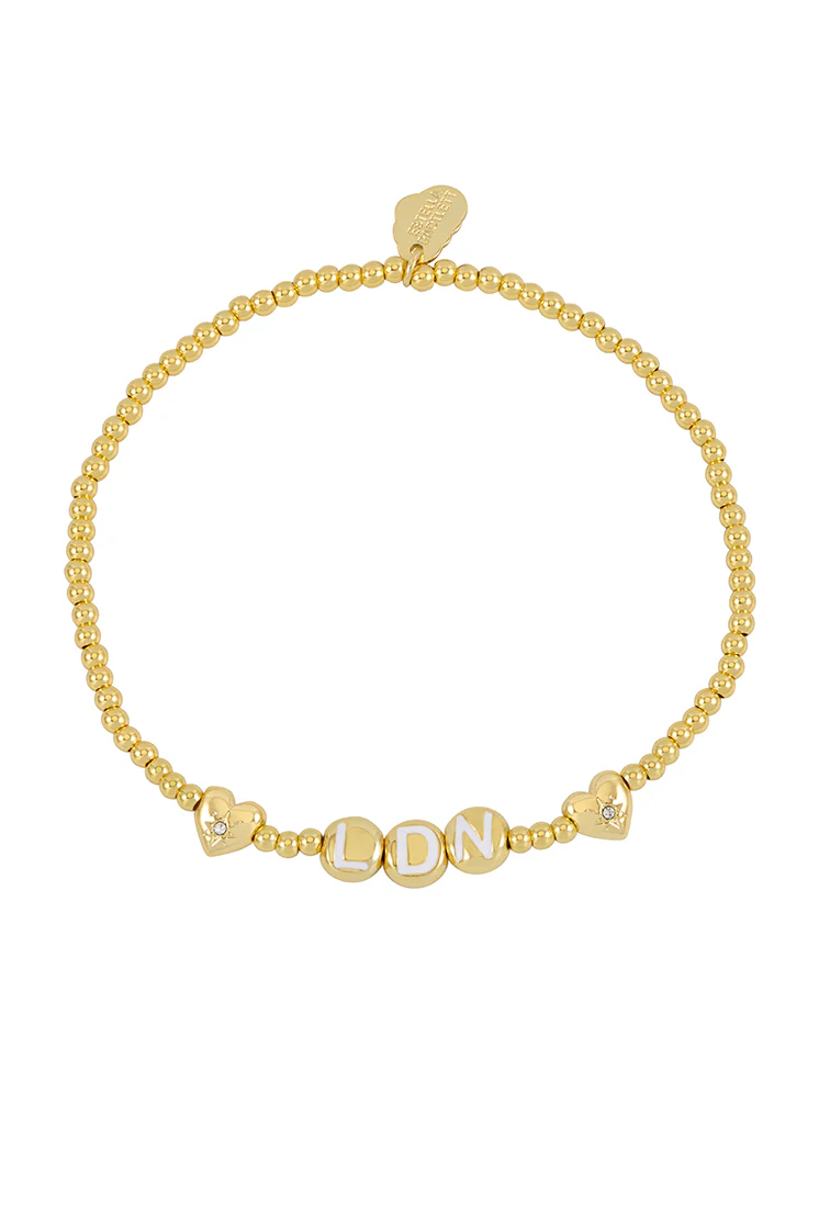 London Letter Bead Bracelet - Image 3