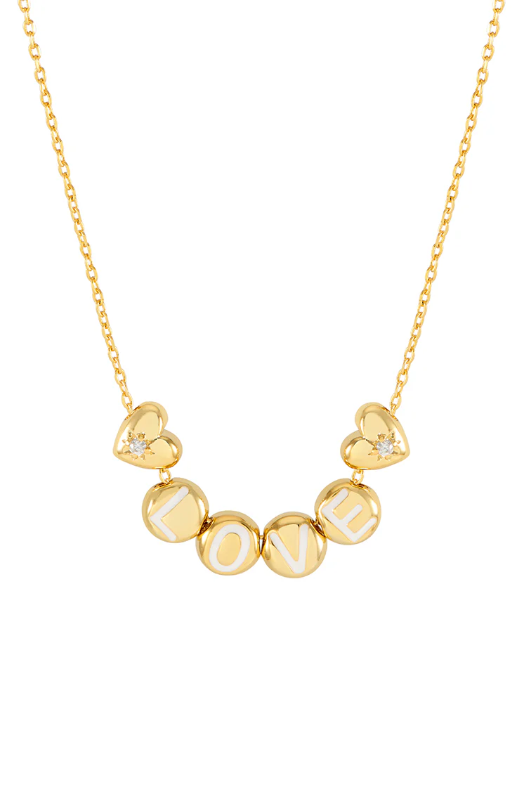 Love Letter Bead Necklace - Image 3