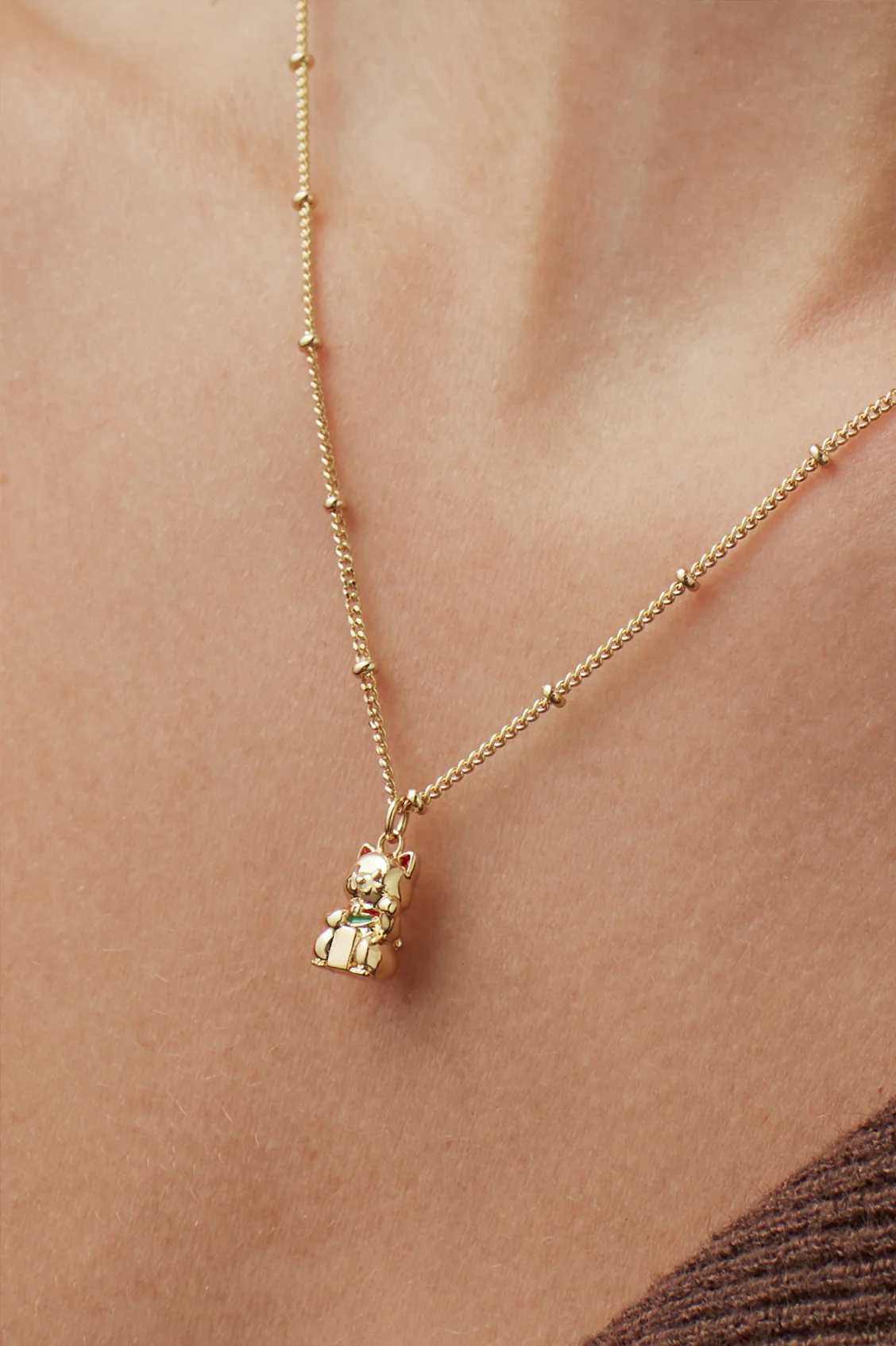 Lucky Cat Necklace - Image 2